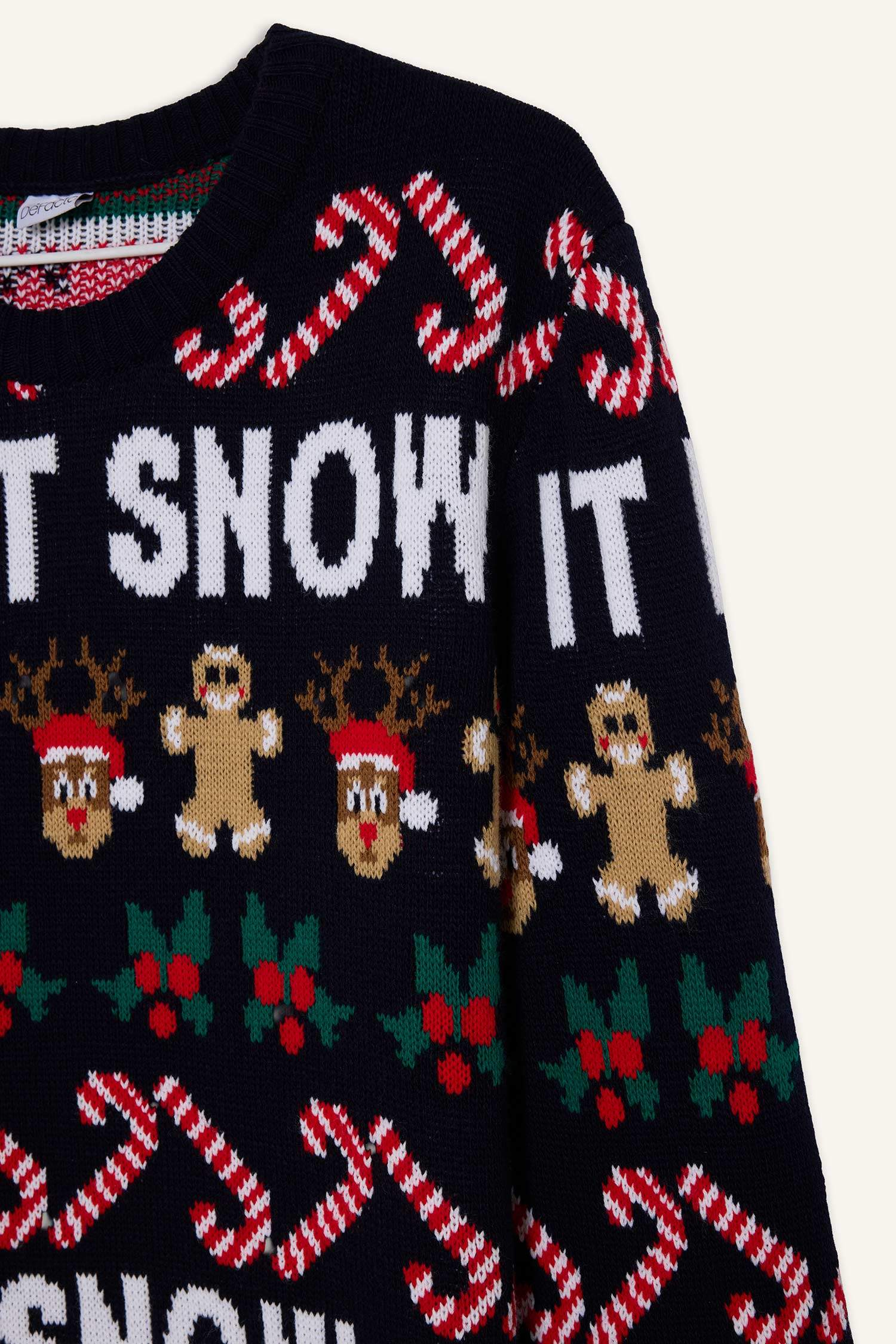 Pull de Noël en tricot