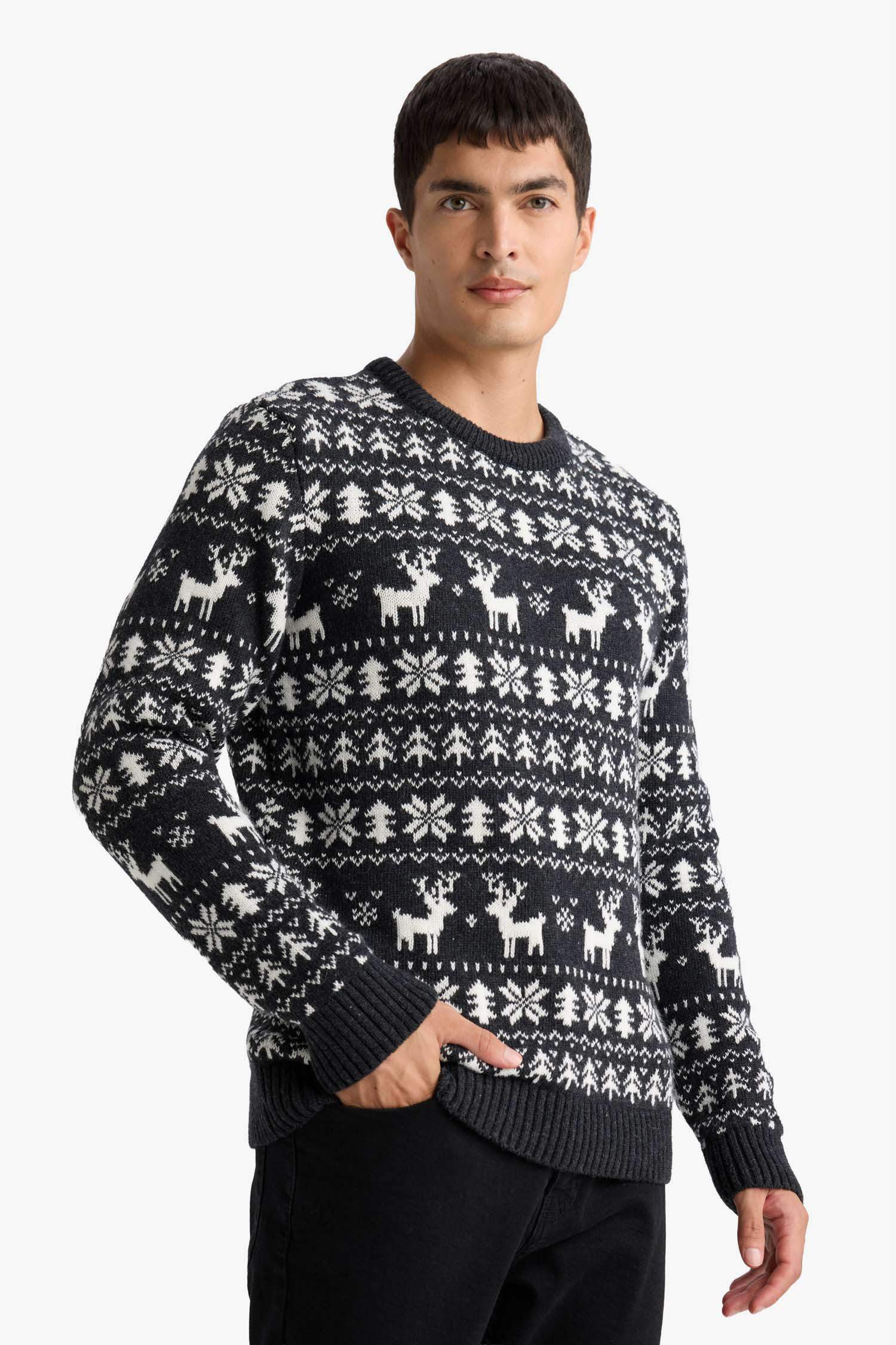 Standard Fit Knitwear Christmas Pullover