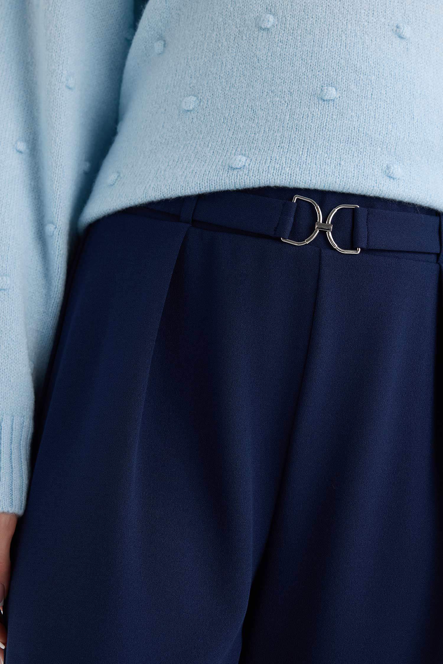 Straight Wide түзу балақты креп шалбар