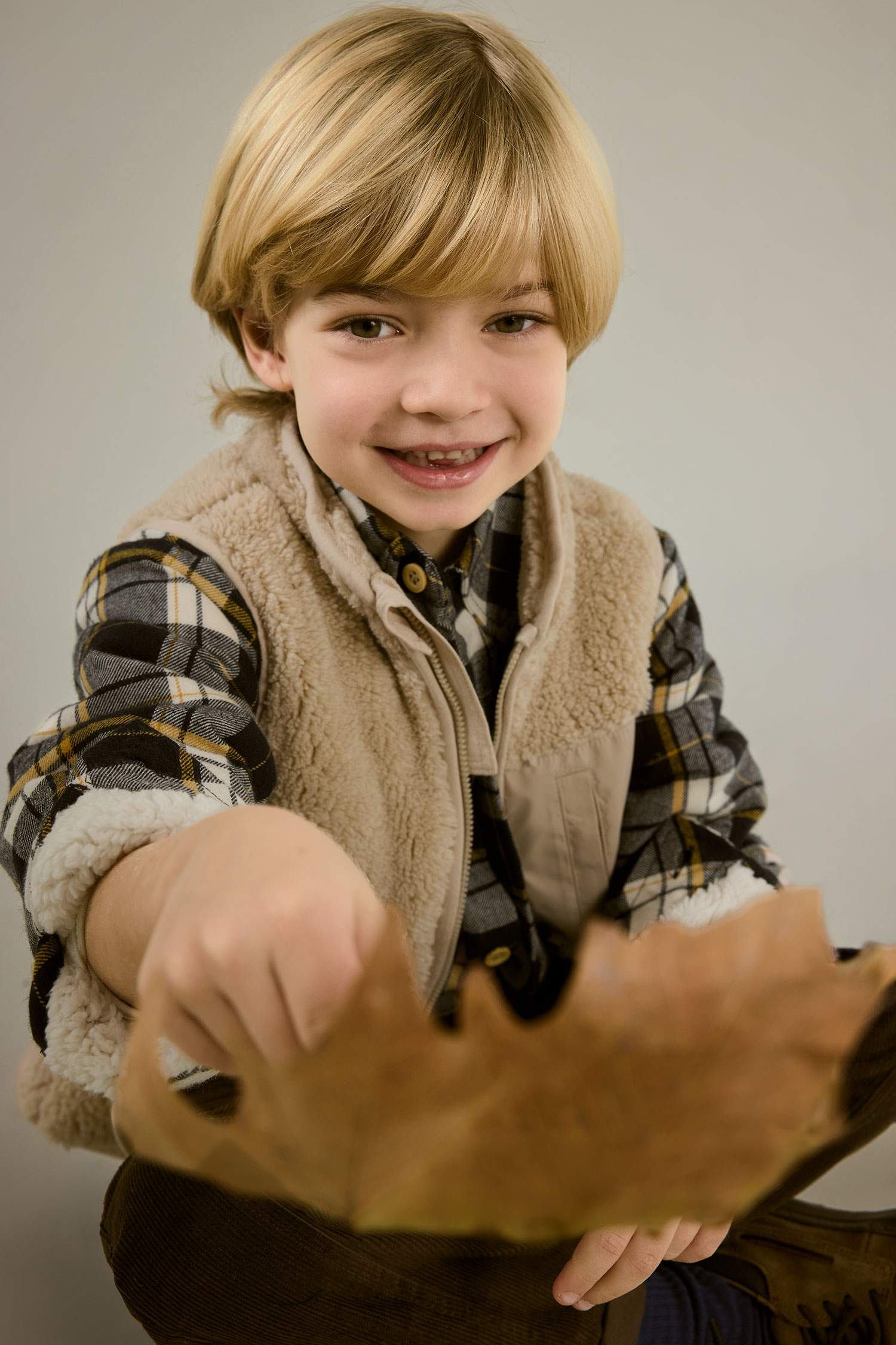 Baby Boy Regular Fit Plush Vest