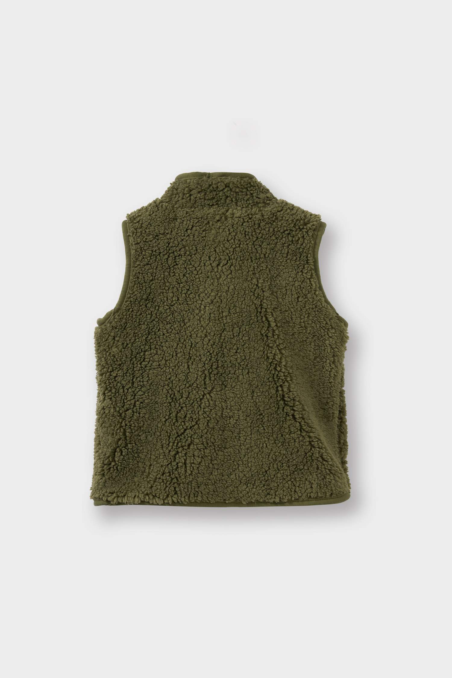 Erkek Bebek Fermuarlı Pelüş Yelek