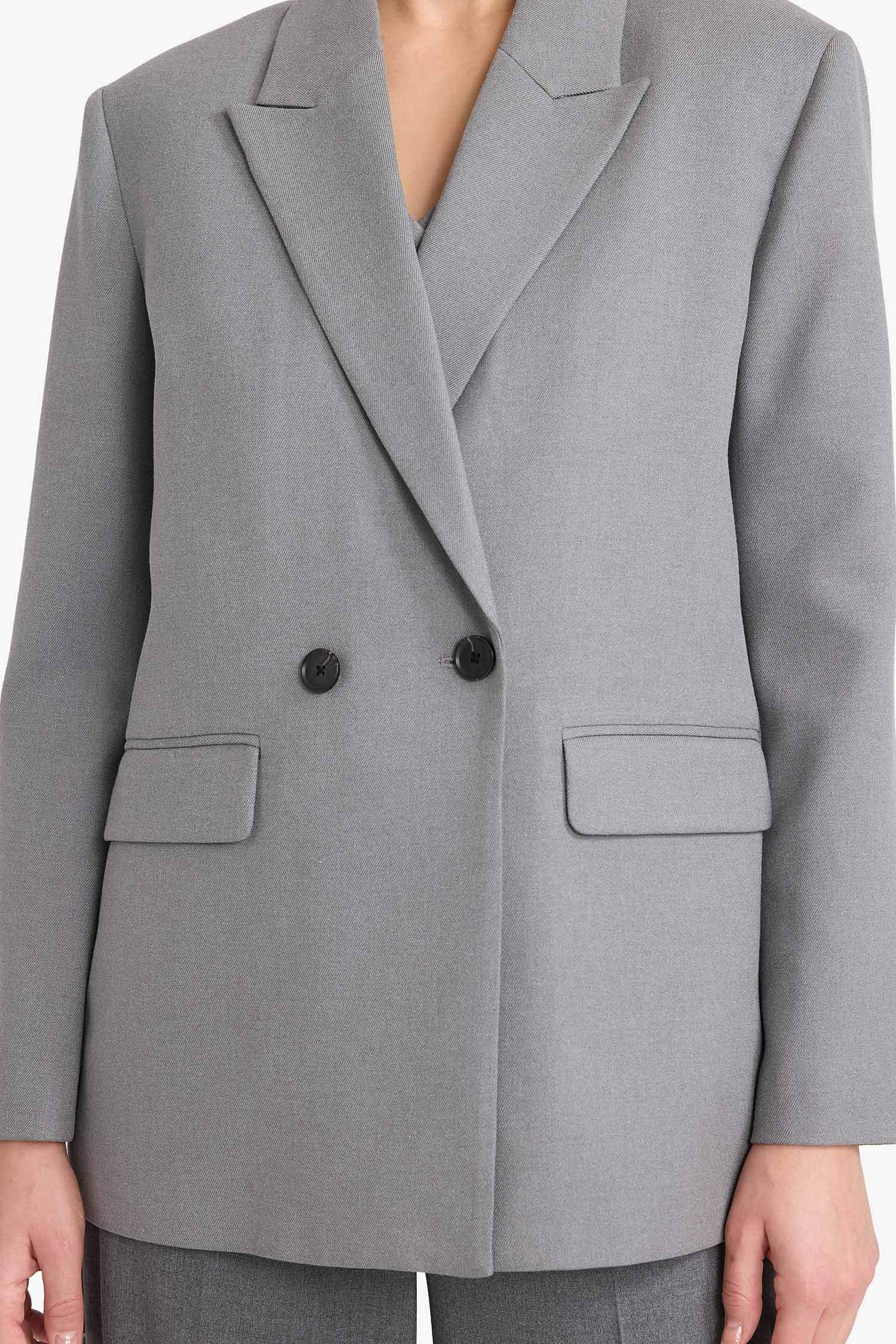 فيست بليزر اوفر سايز برقبة بليزر