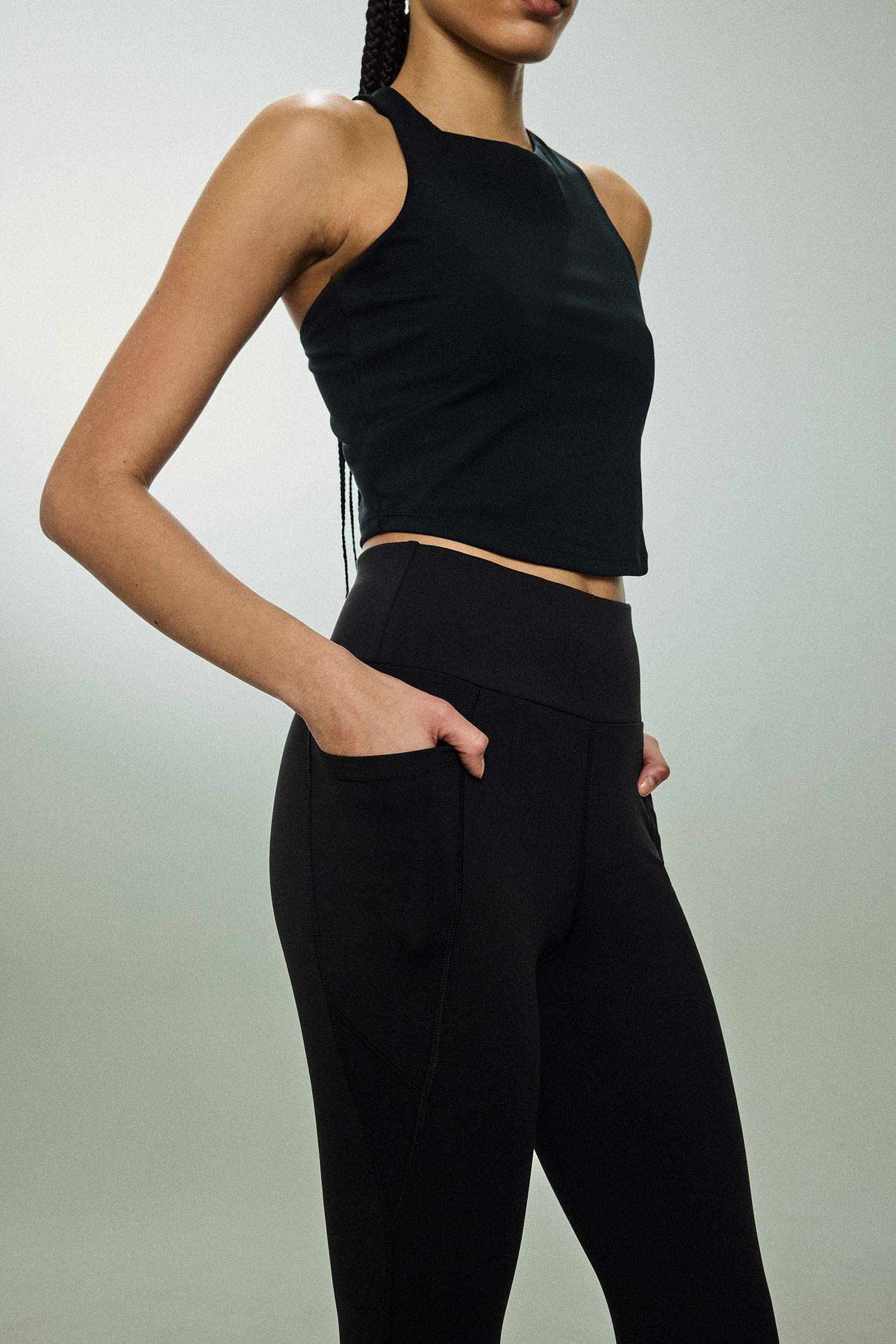 Legging de sport taille haute gainant