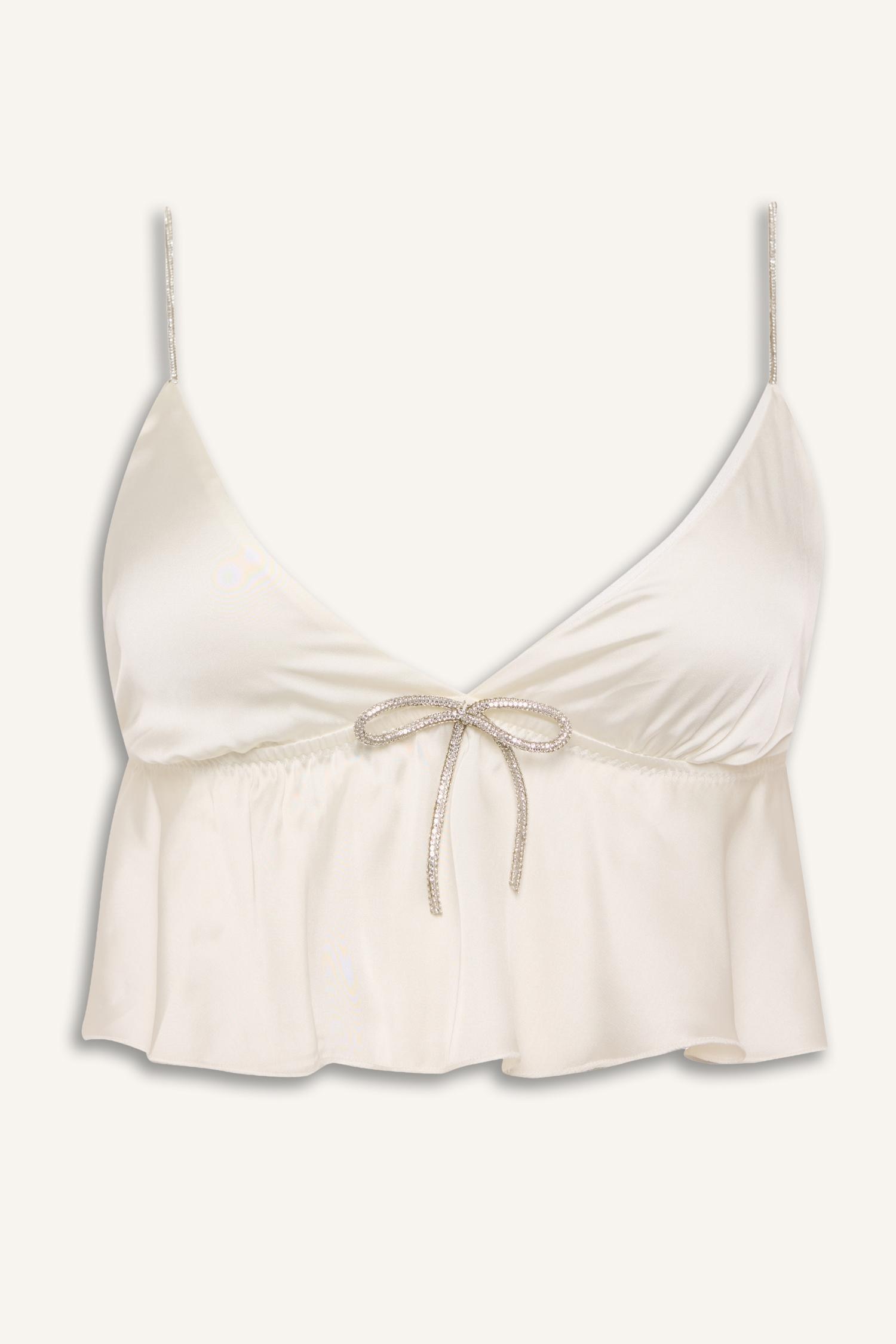 DeFacto Regular Fit Saten Pijama Üst görsel 7