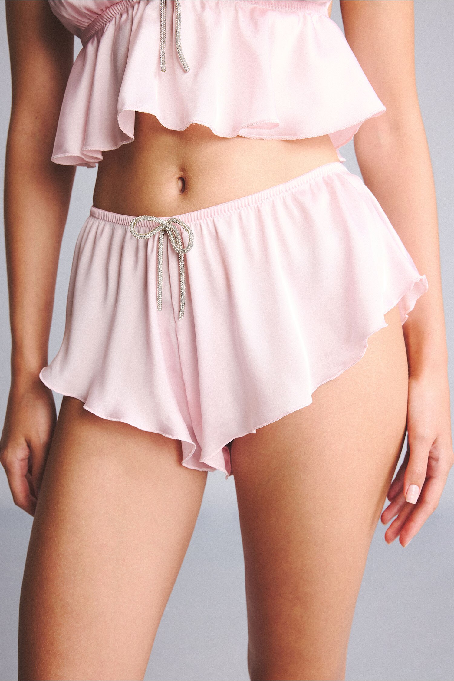 DeFacto Regular Fit Saten Pijama Alt görsel 4