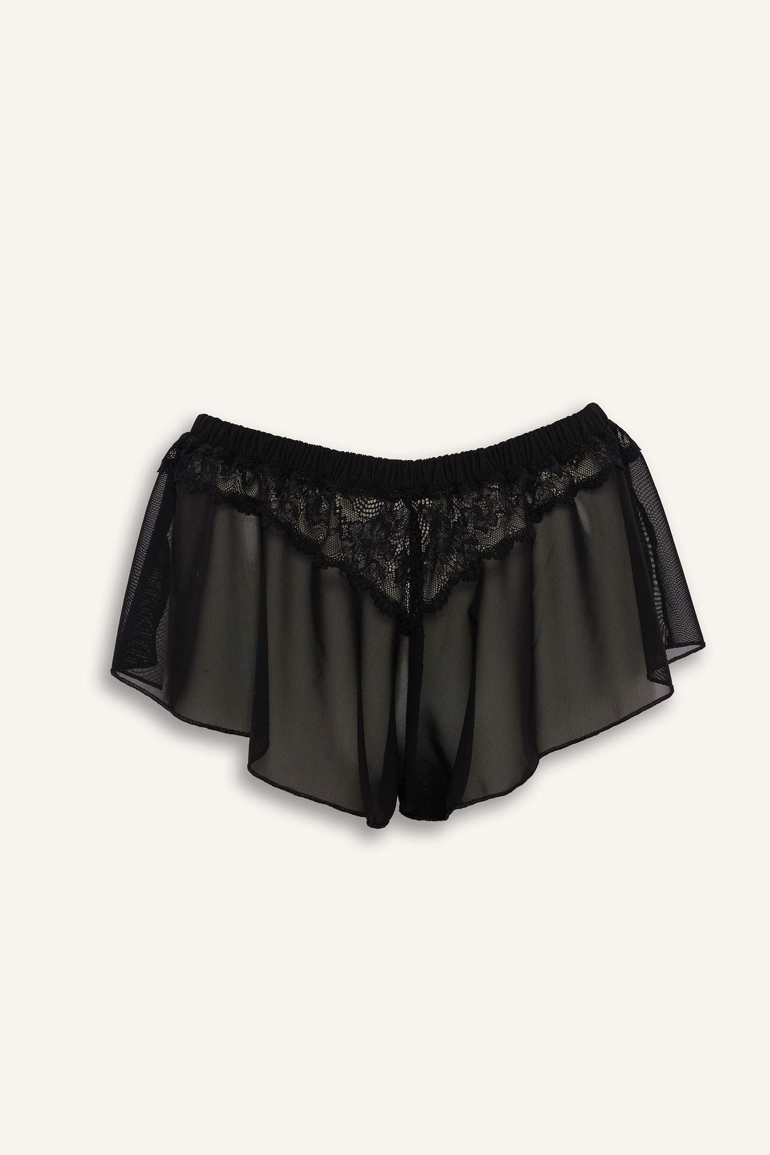 Regular Fit Dantel Detaylı Tül Alt-Fall in Love