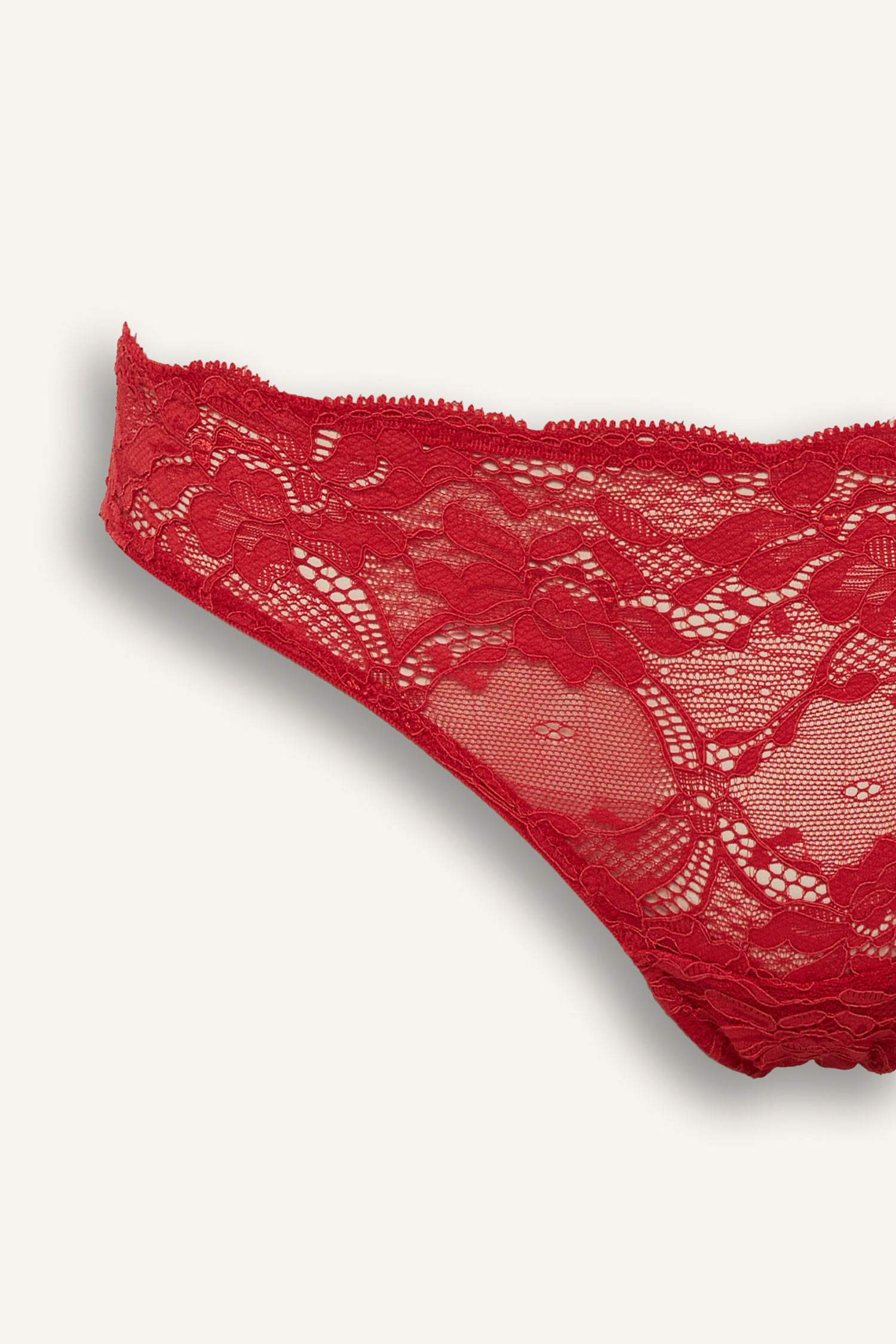 Dantel Detaylı Dantel Brazilian Külot Fall in Love