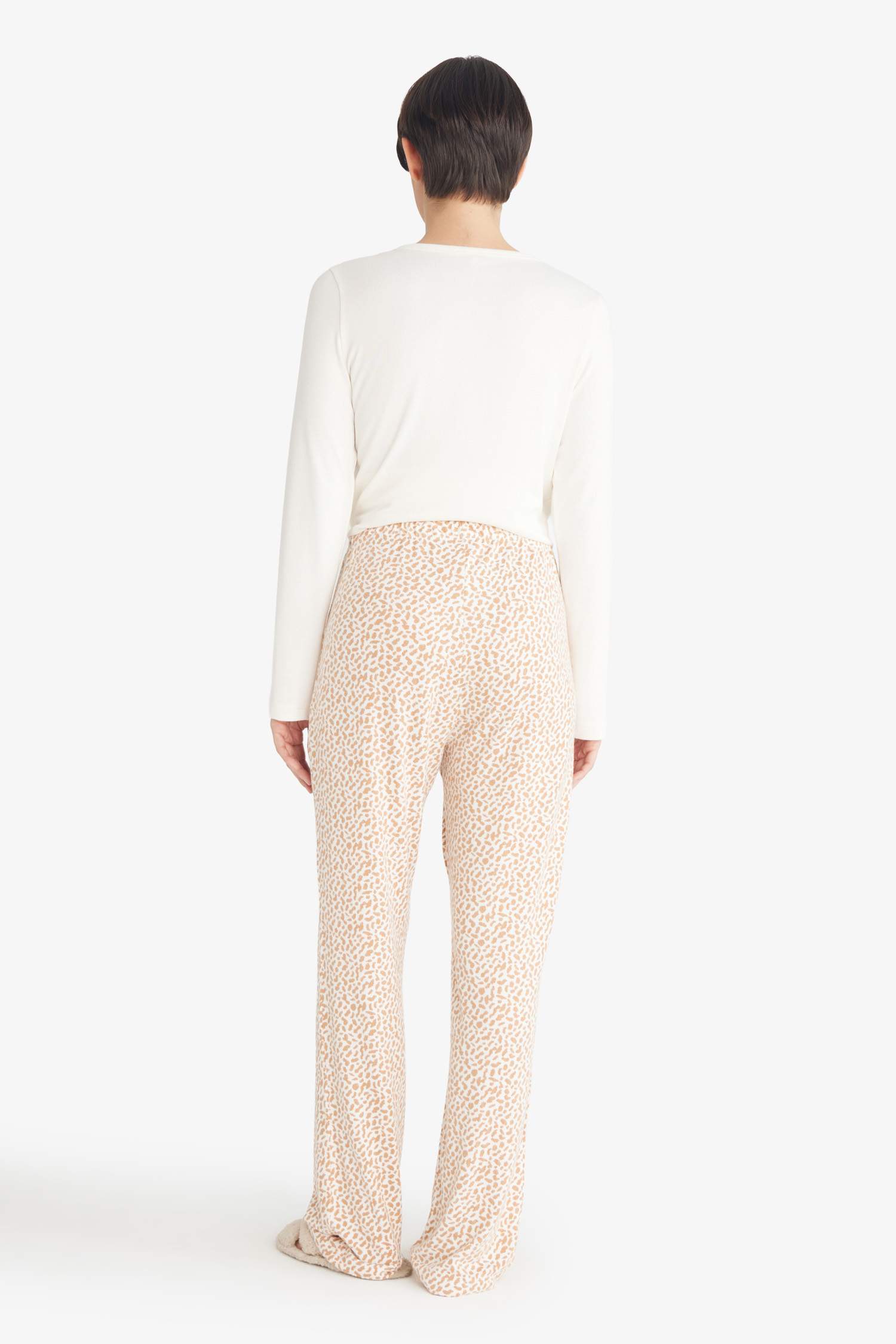 سيت بجامة بناتي قصة عادية ردن طويل من Fall in Love - قطعتين