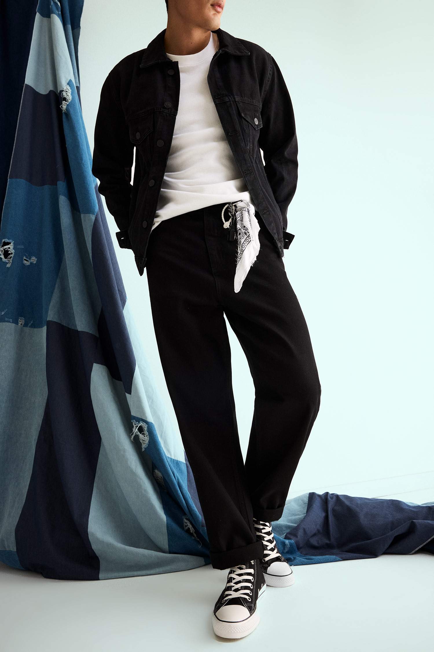 Relax Fit Denim Trousers