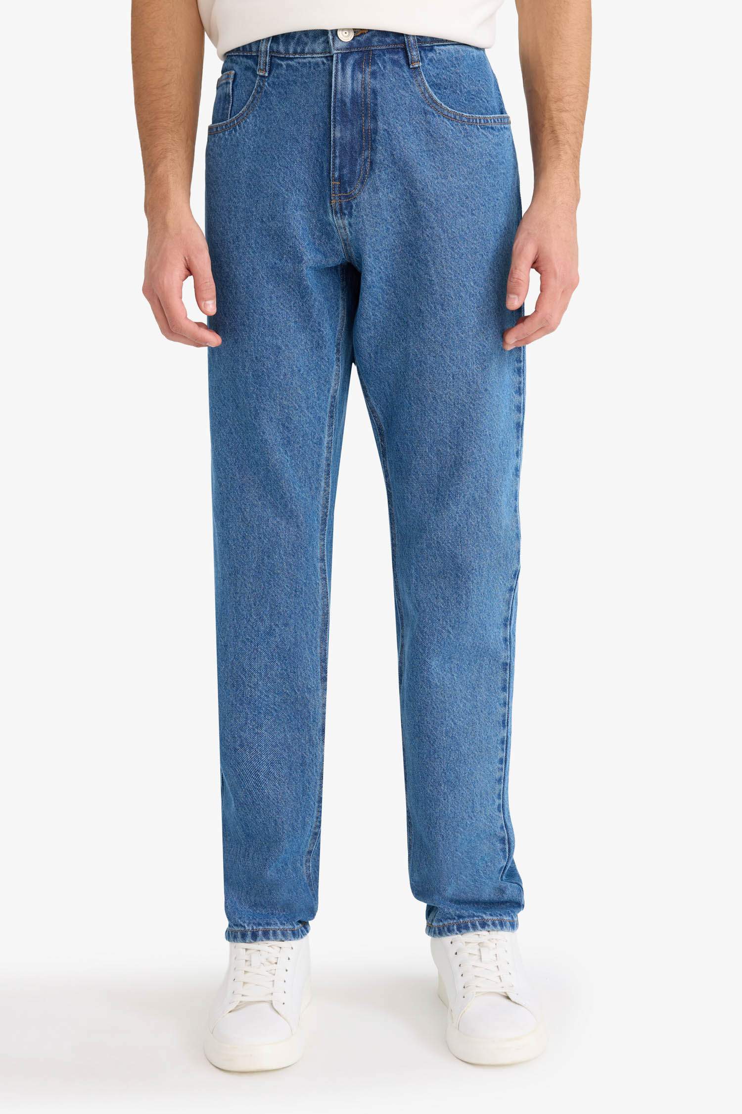 Regular Tapered Fit түзу балақты джинс шалбар