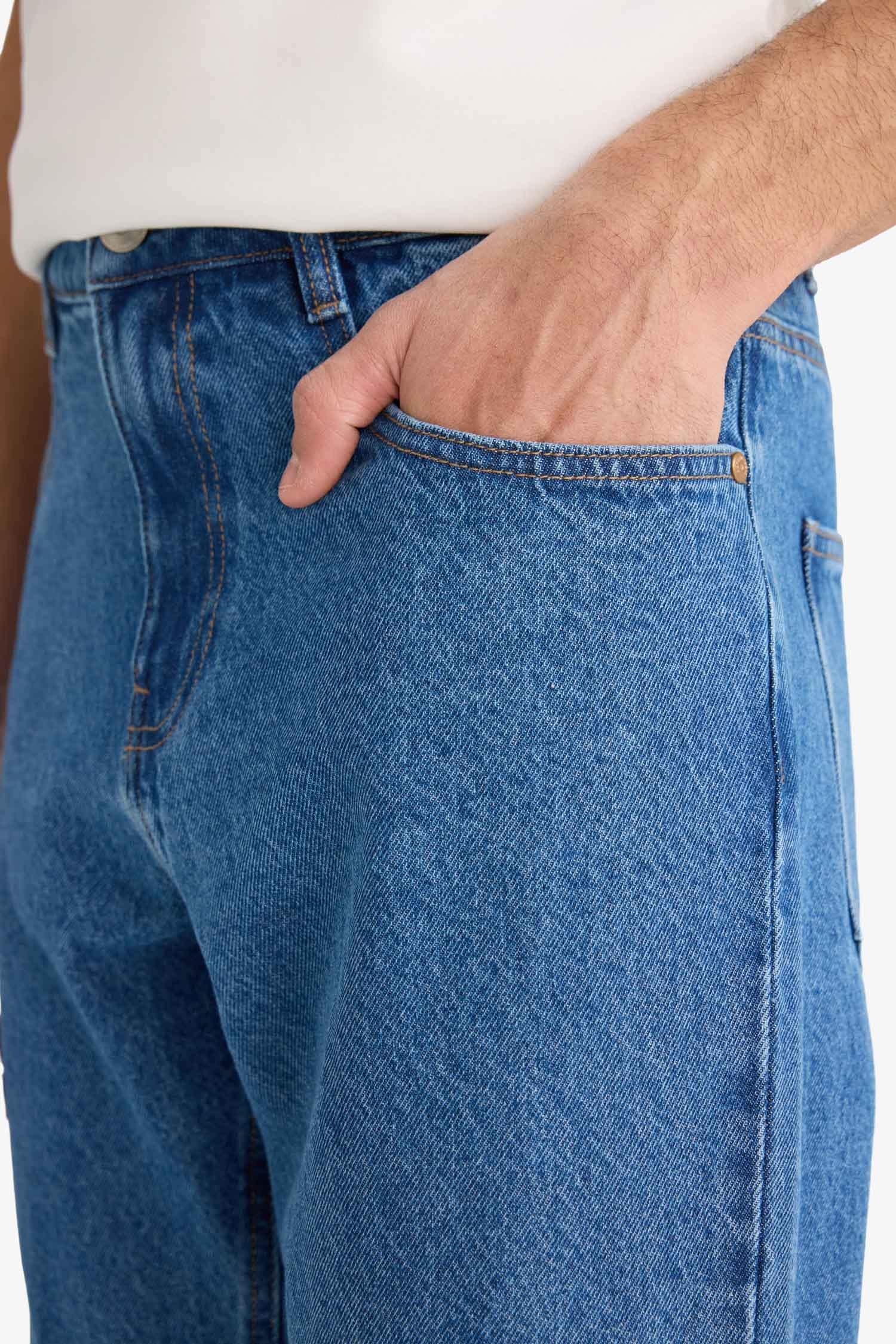 Regular Tapered Fit түзу балақты джинс шалбар