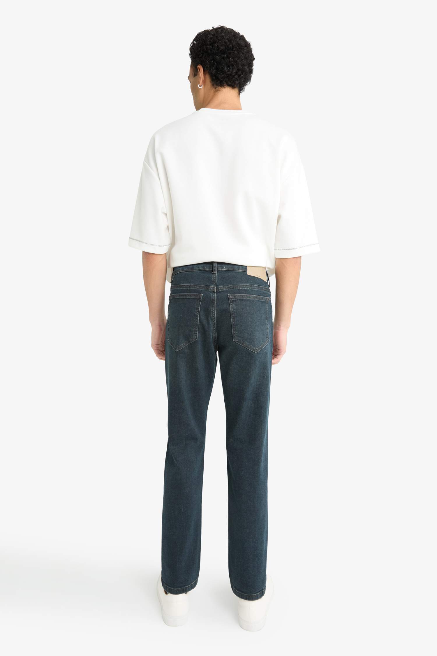 Pedro Slim Fit Dar Kalıp Normal Bel Dar Paça Jean Pantolon