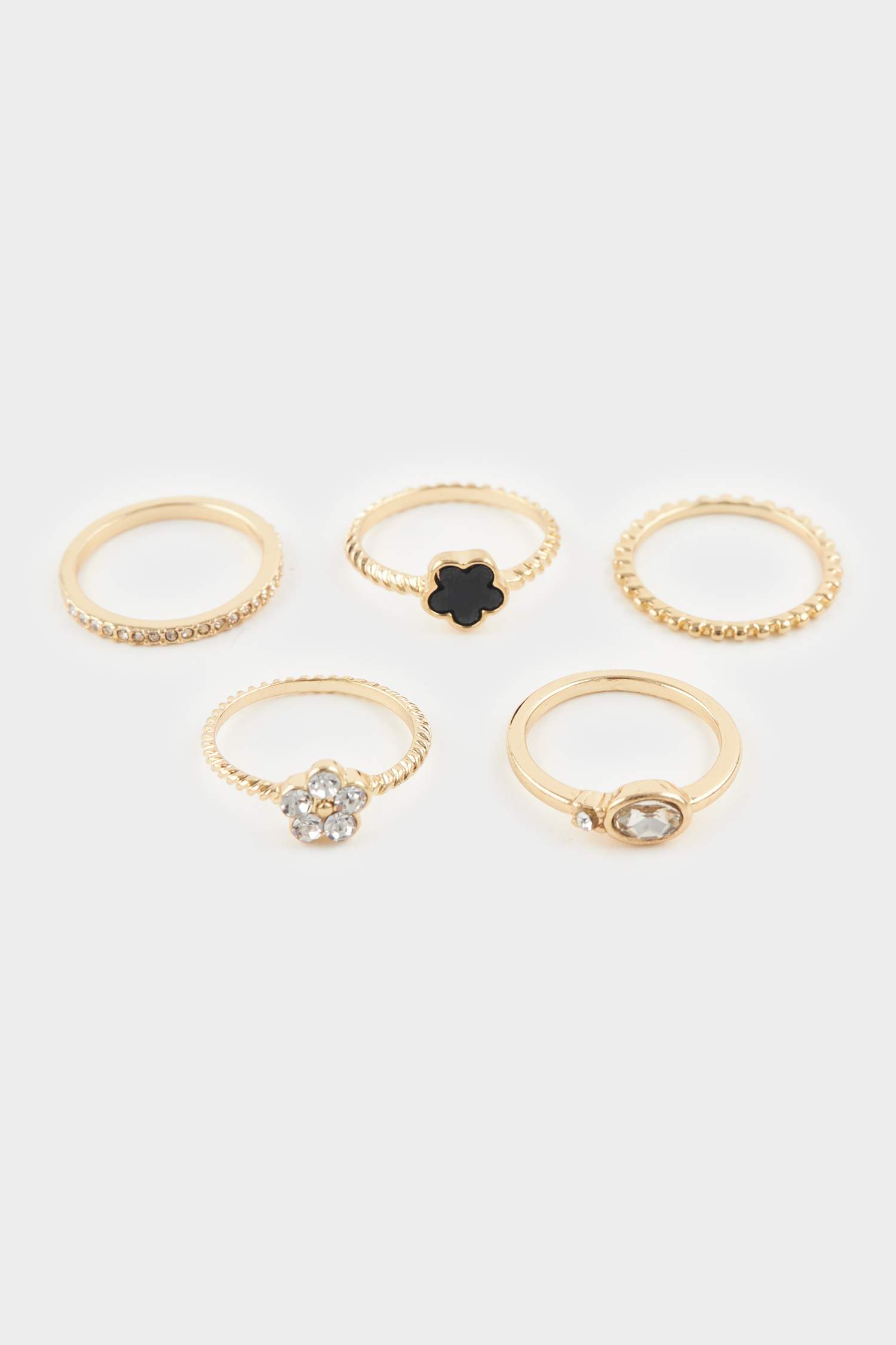 Kadın Gold 5'li Yüzük