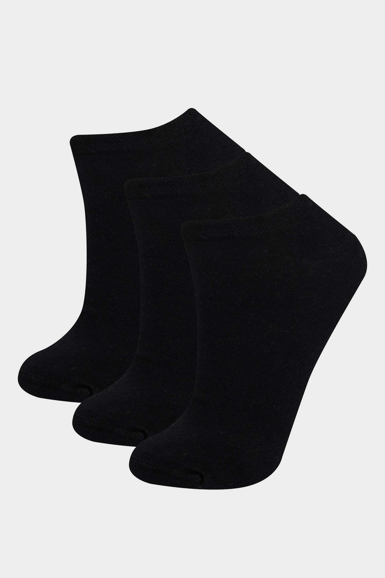 Woman Basic 3 piece Cotton Short Socks