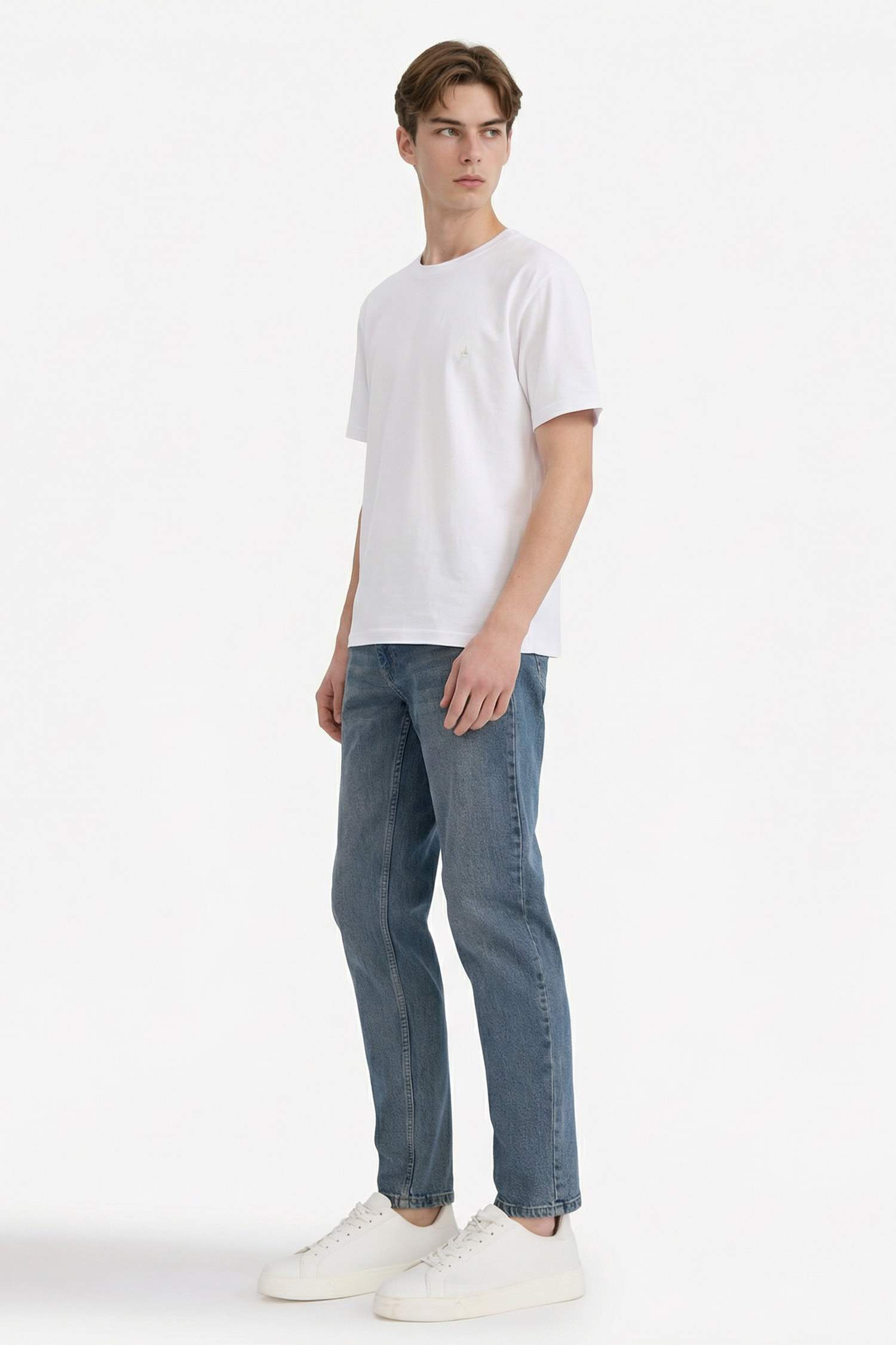 Slim Tapered Fit Skinny Leg Jeans