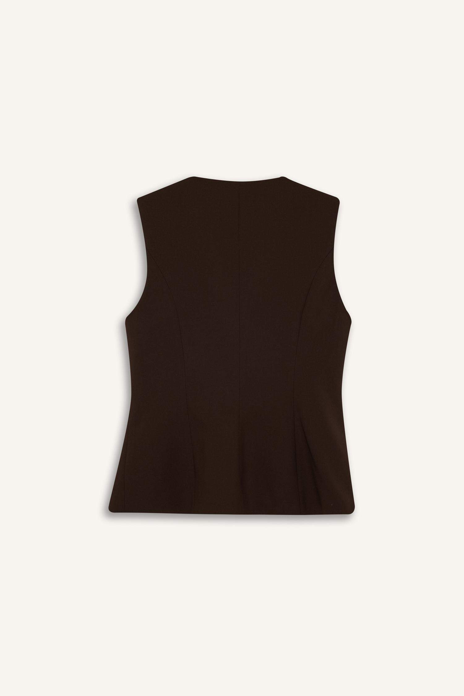 Regular Fit Crew Neck Vest