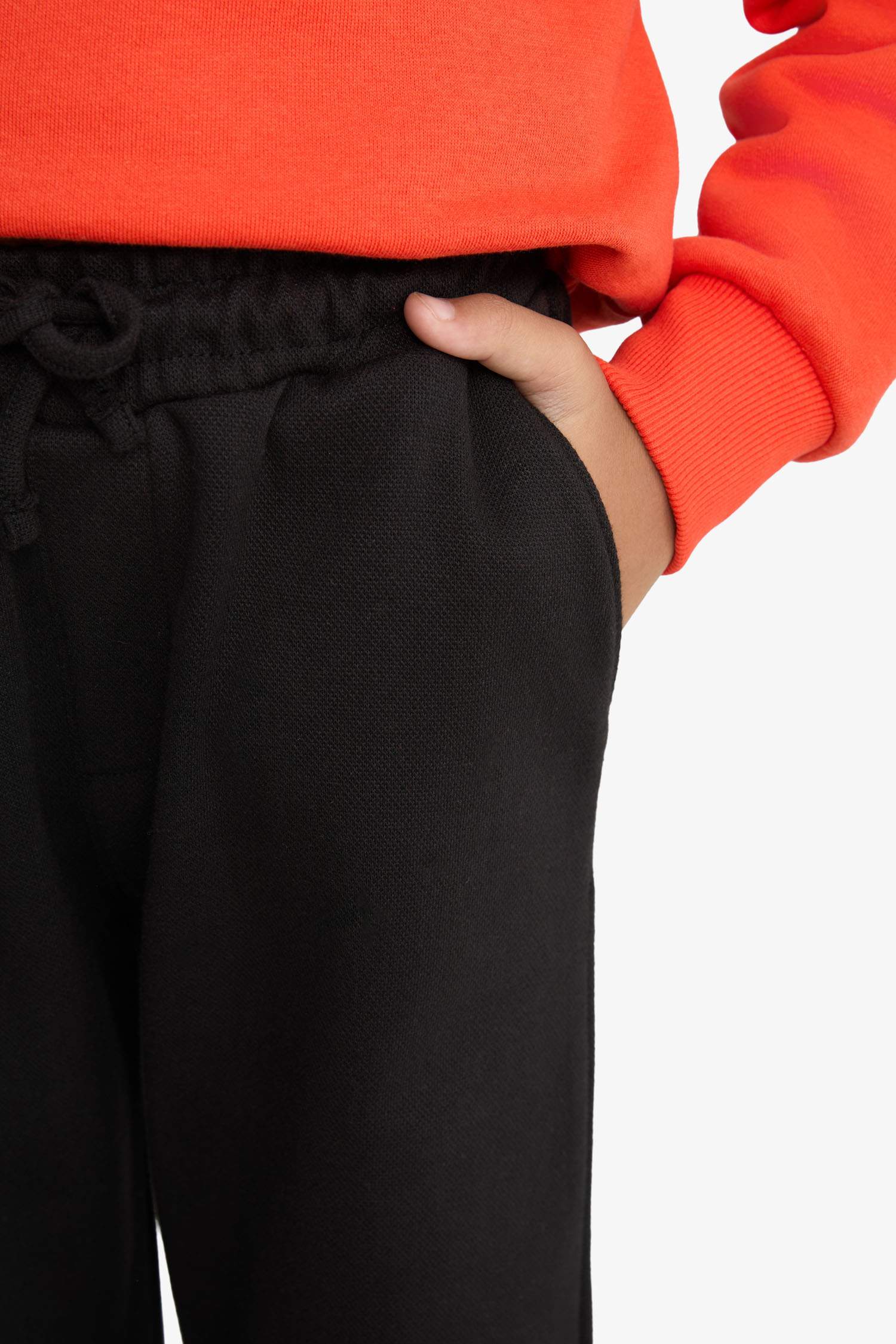 Boy Regular Fit Pique Trousers