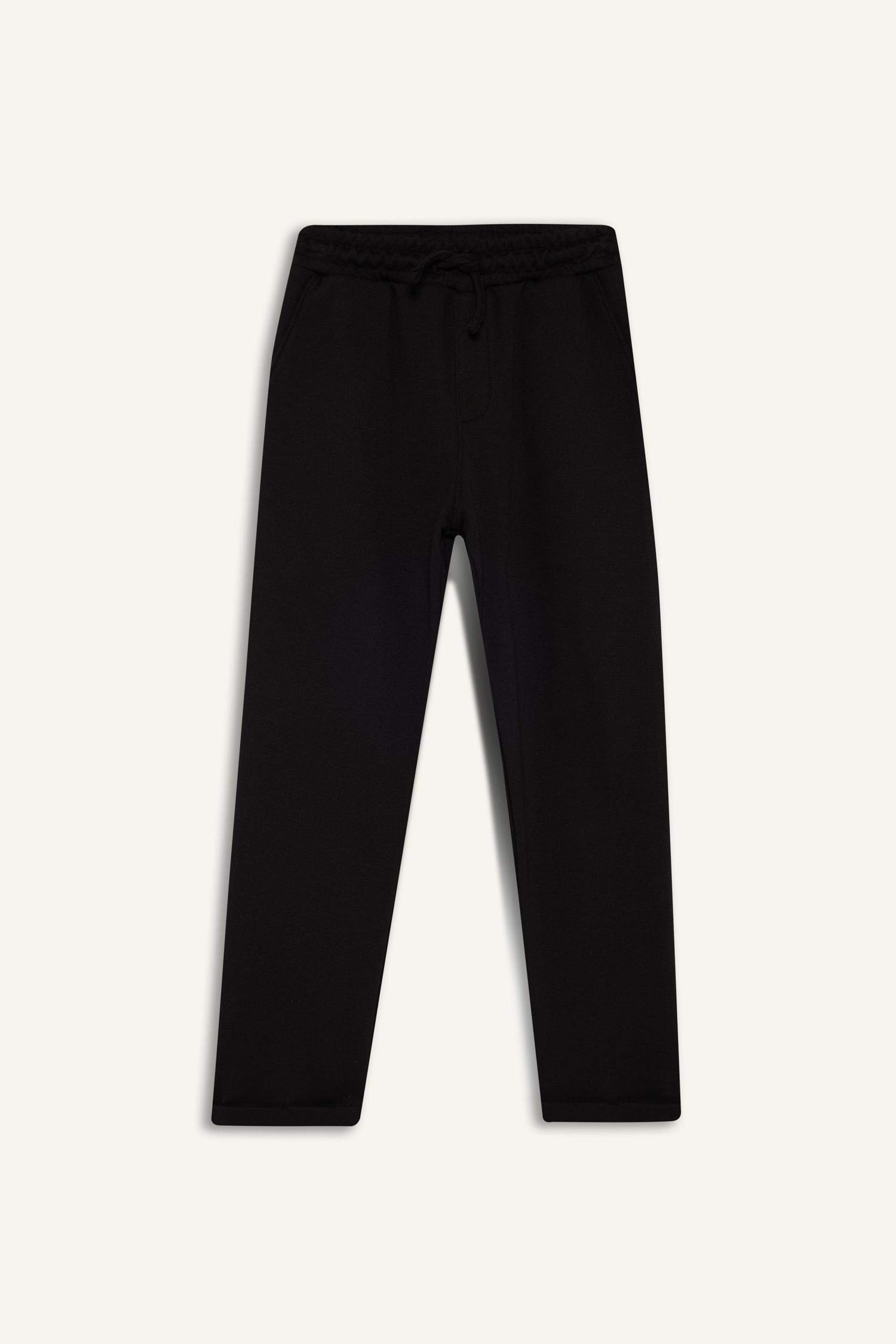 Boy Regular Fit Pique Trousers
