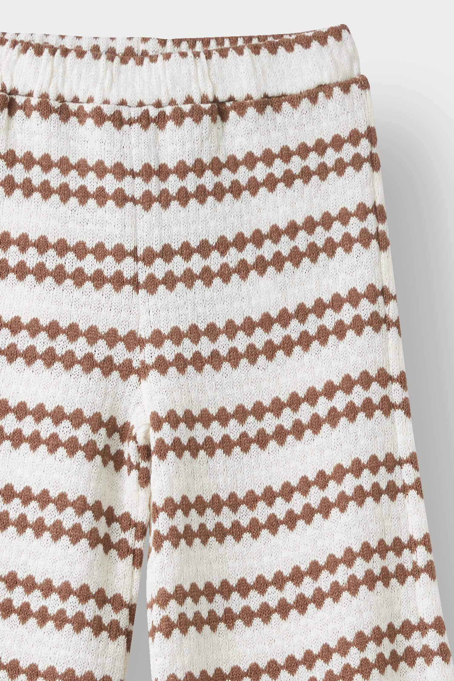 Kız Bebek Wide Leg Geniş Paça Beli Lastikli Pantolon