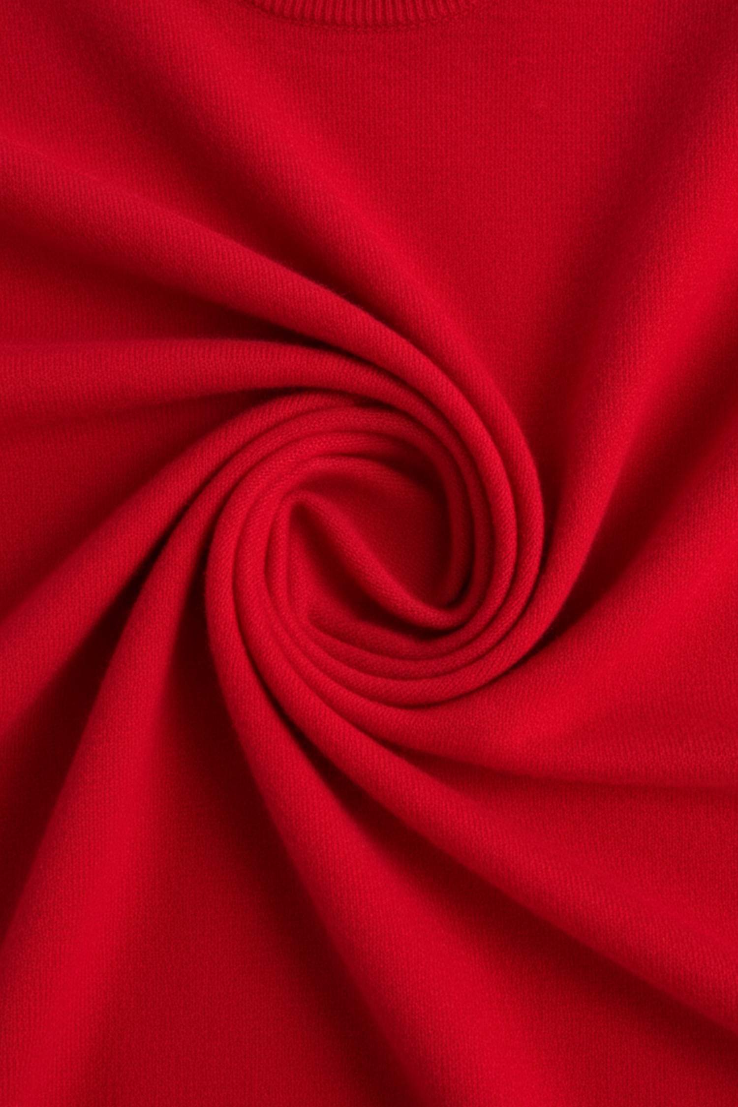 بلوز تريكو قصة عادية بياخة مستديرة من مزيج الصوف