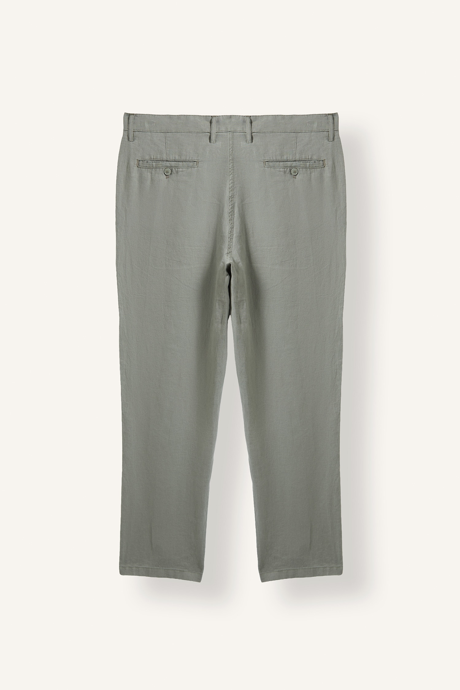 DeFacto Relaxed Fit Keten Pantolon görsel 4