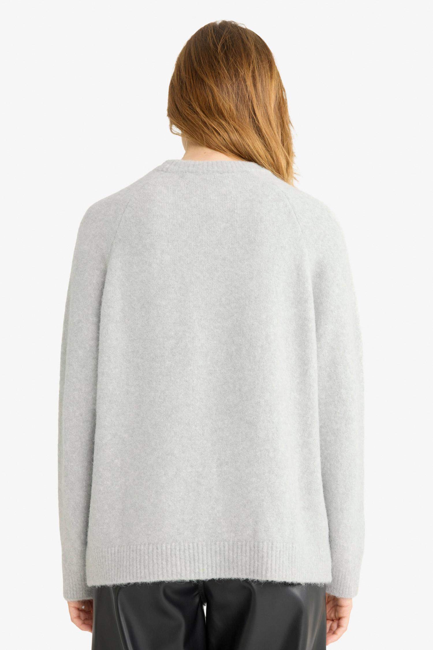 Yün Karışımlı Bisiklet Yaka Kalın Triko Kazak