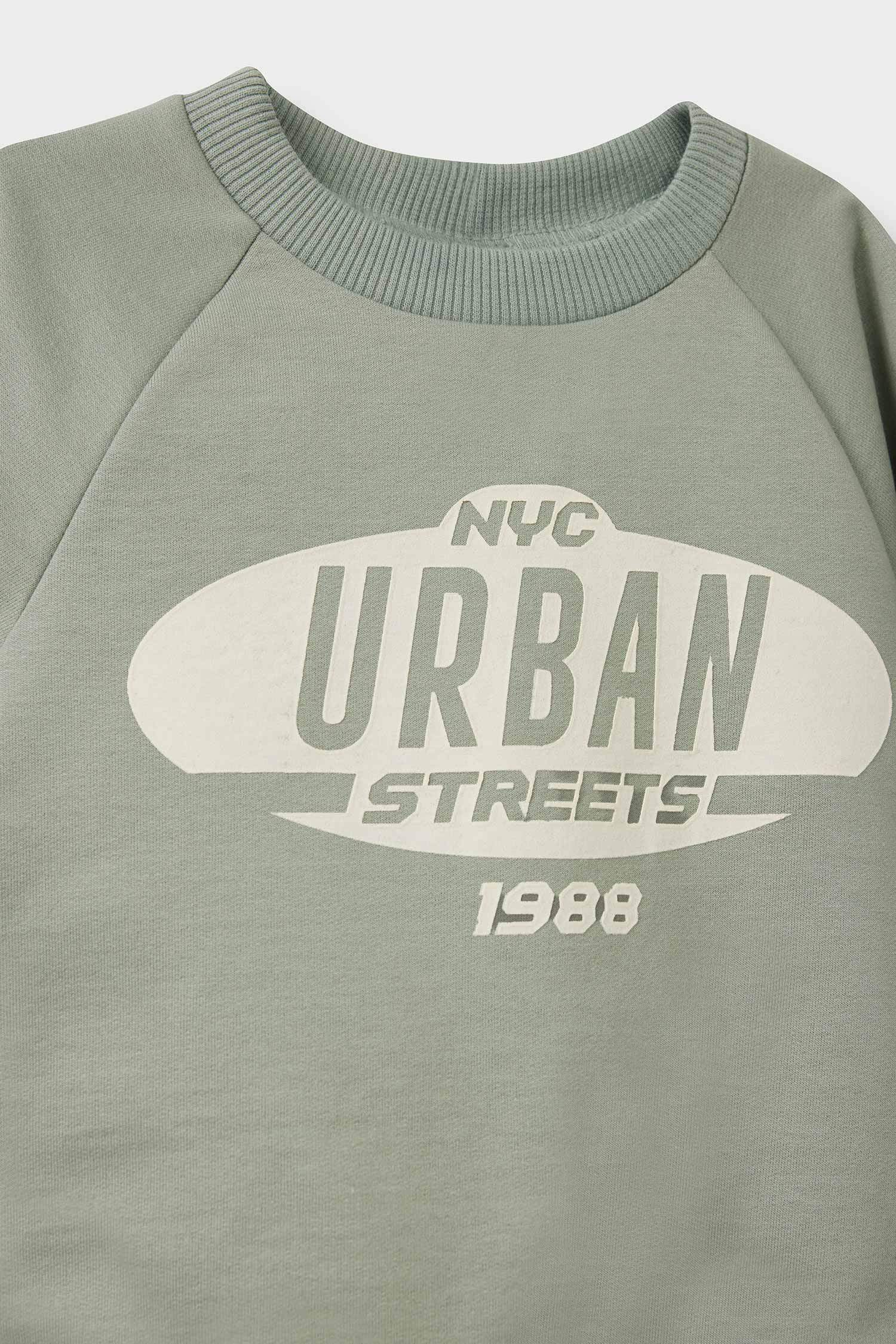 سيت بيبي ولادي سويت شيرت وسويت بانتس - قطعتين