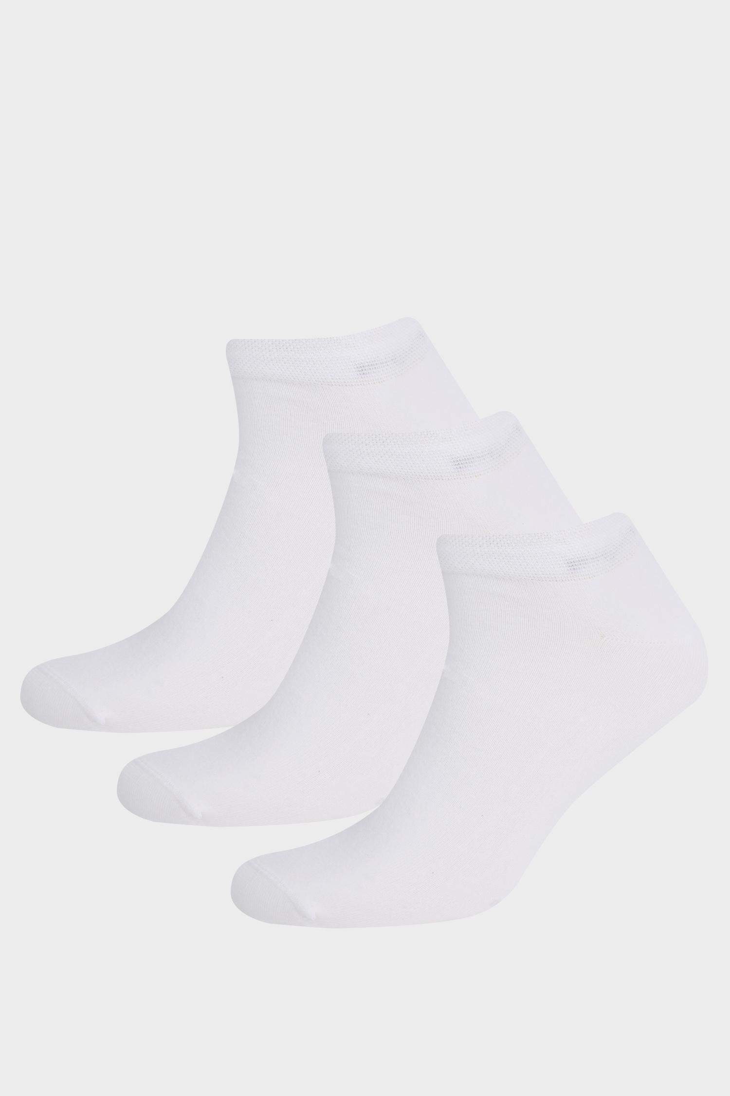 Man 3 Piece Cotton Ankle Socks