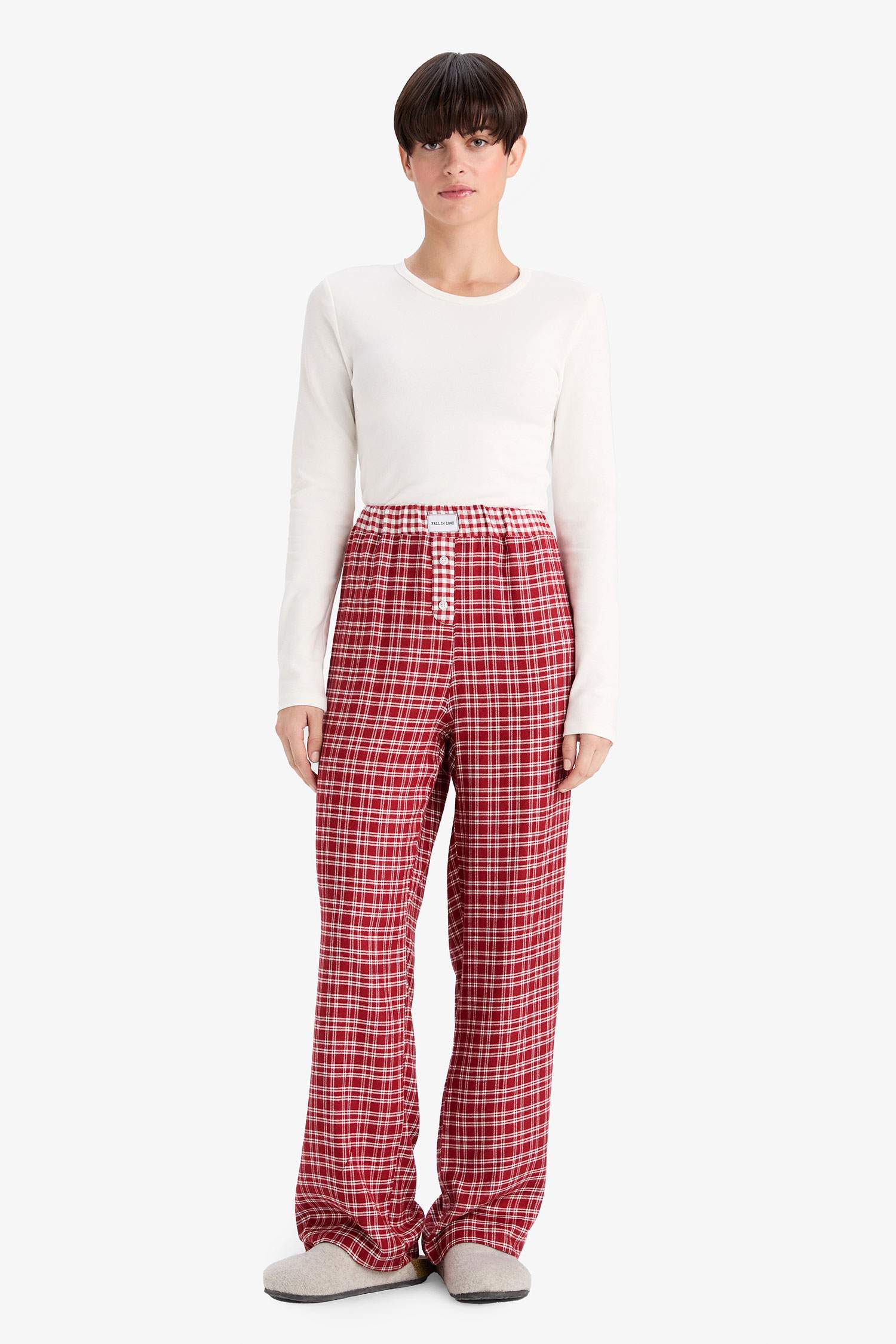 Regular Fit Flanel Bottom