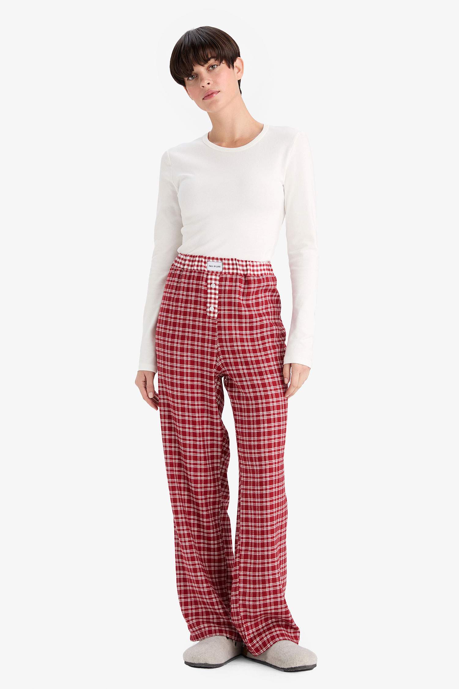 Regular Fit Flanel Bottom