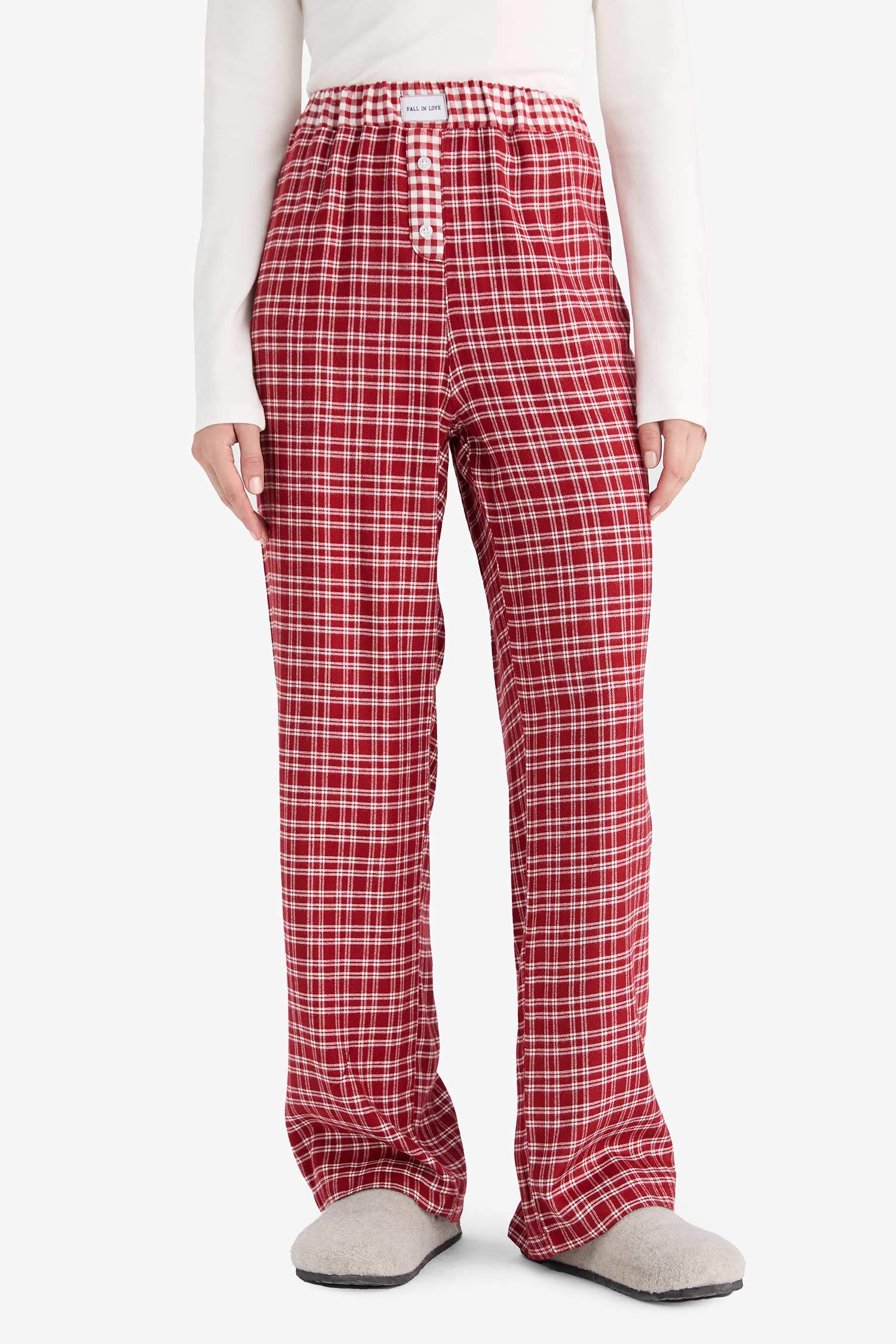 Regular Fit Flanel Bottom