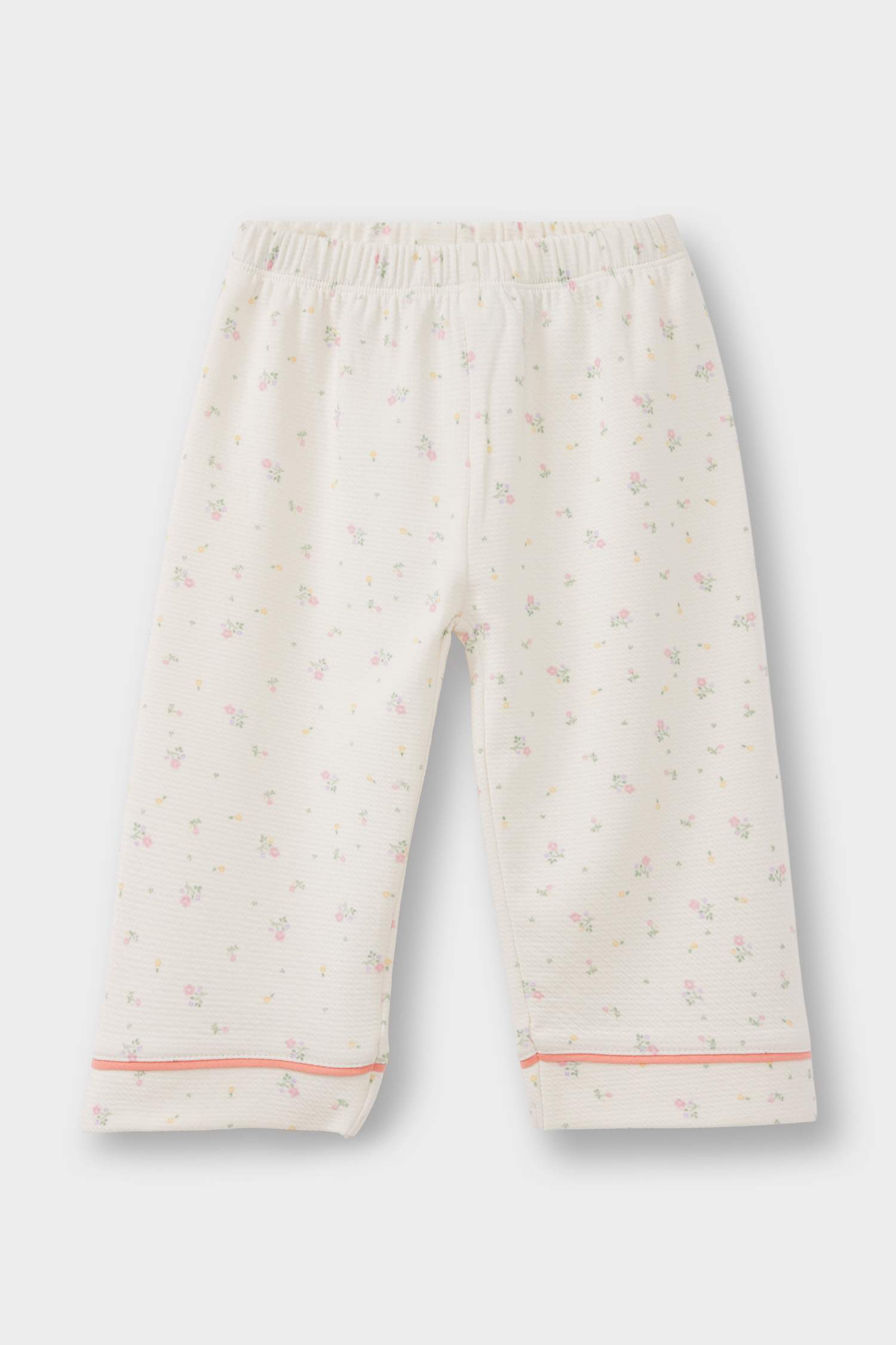 2 piece Regular Fit Flower Knitted Pyjamas
