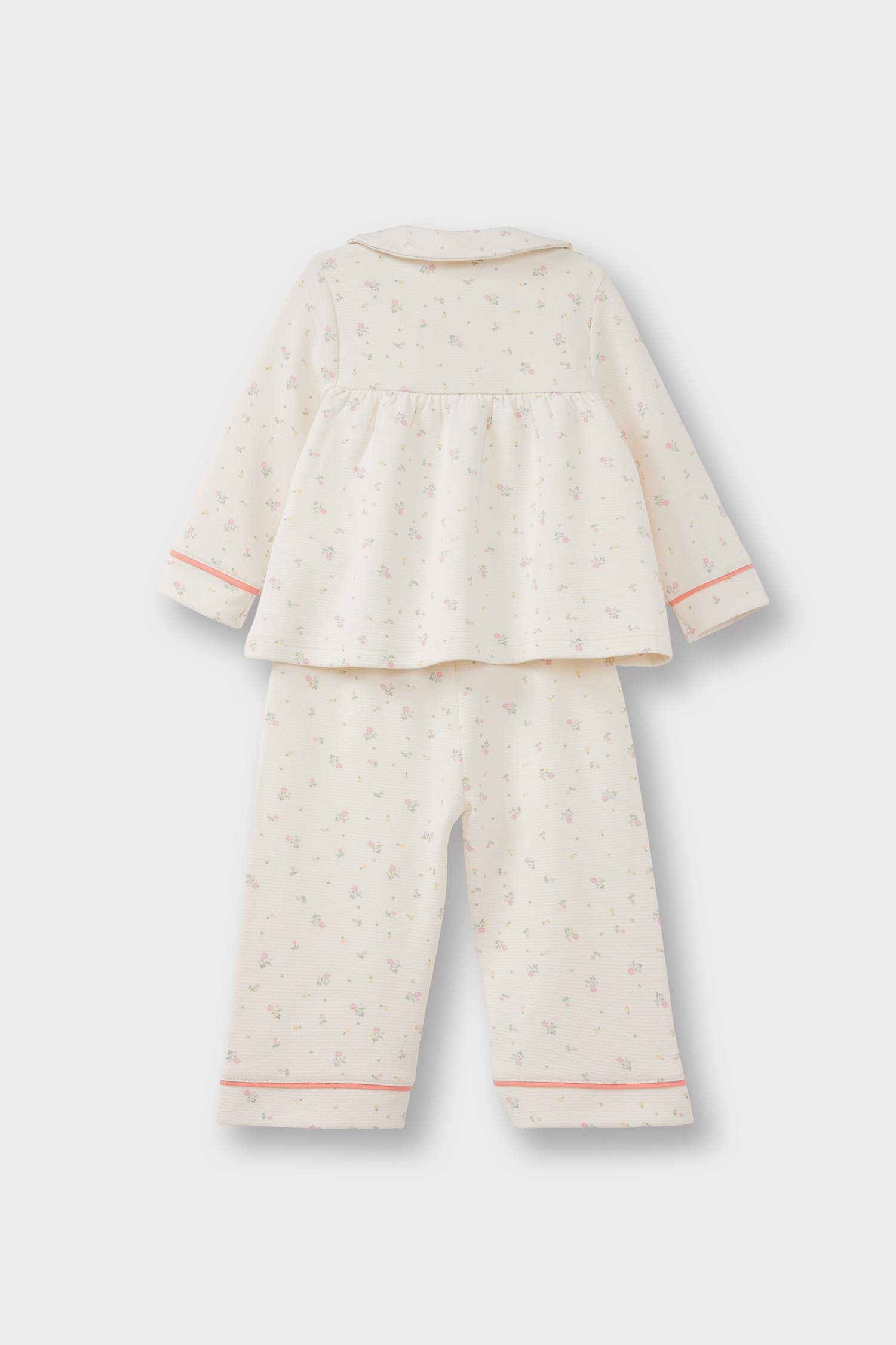 2 piece Regular Fit Flower Knitted Pyjamas