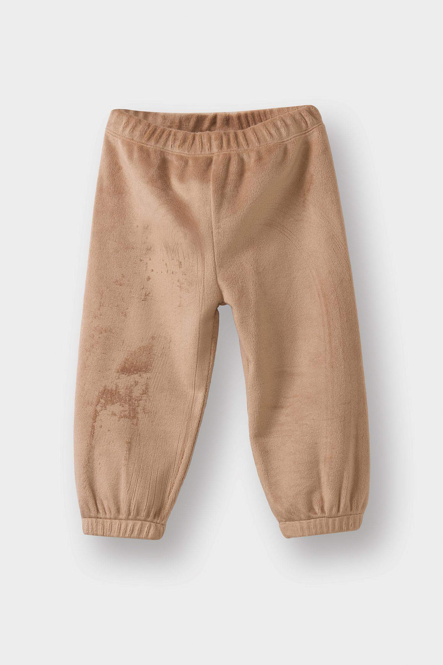 Kız Bebek Pijama Takımı Bulut Baskılı Uzun Kollu Welsoft Pelüş Üst Uzun Alt