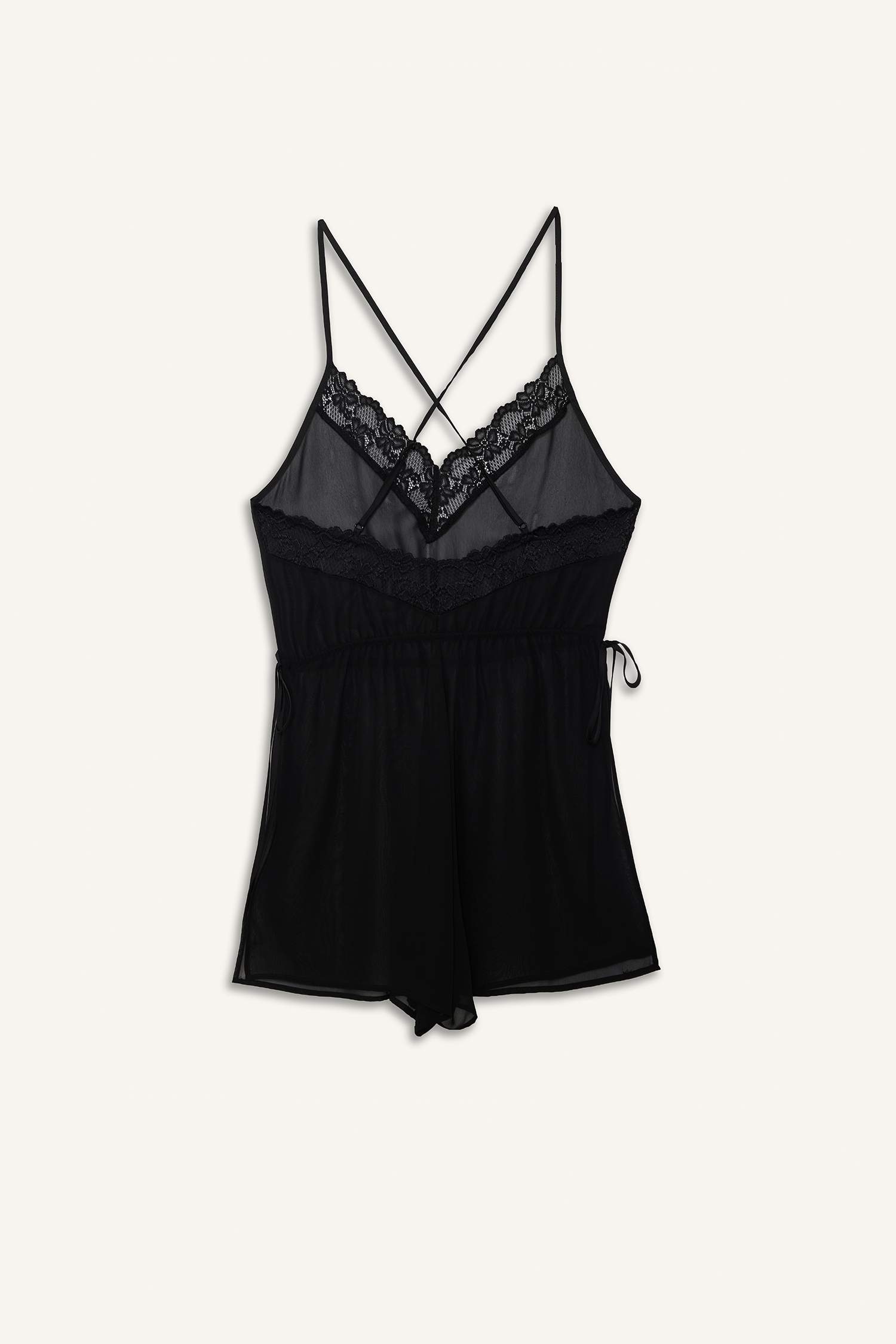 جمبسوت شيفون قصة عادية بياخة V بحمالات