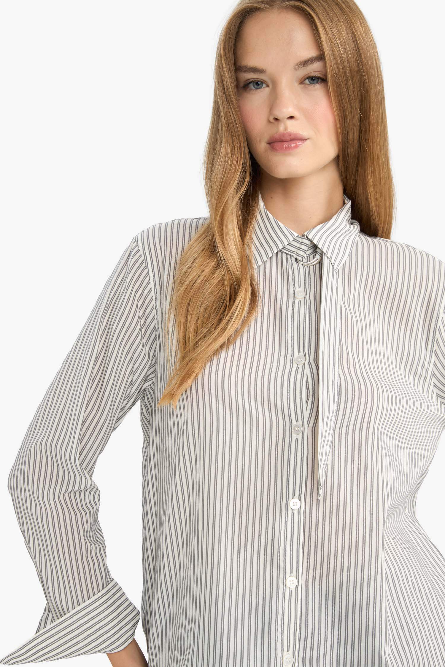 Chemise bengaline à manches longues Coupe régulière