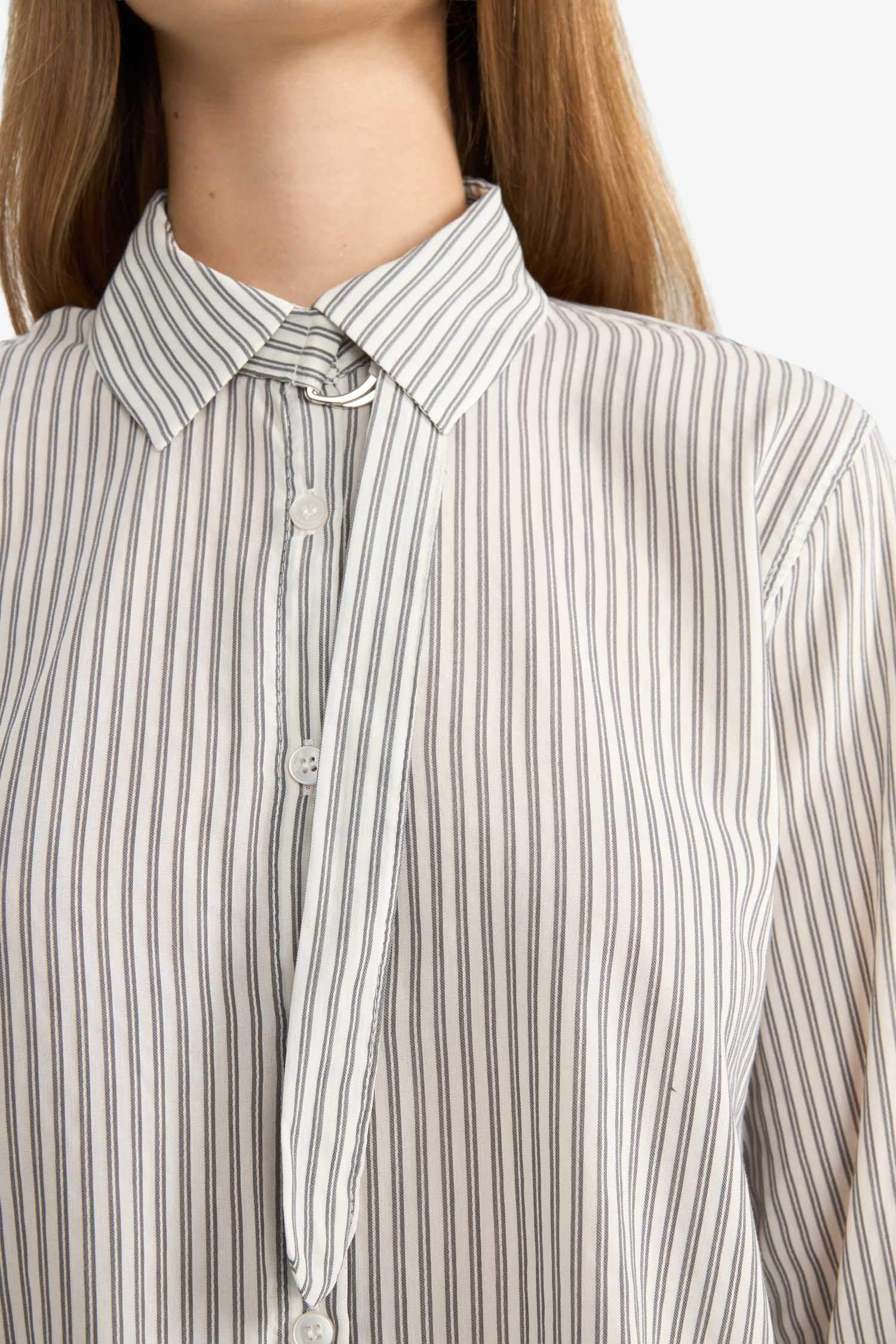 Chemise bengaline à manches longues Coupe régulière