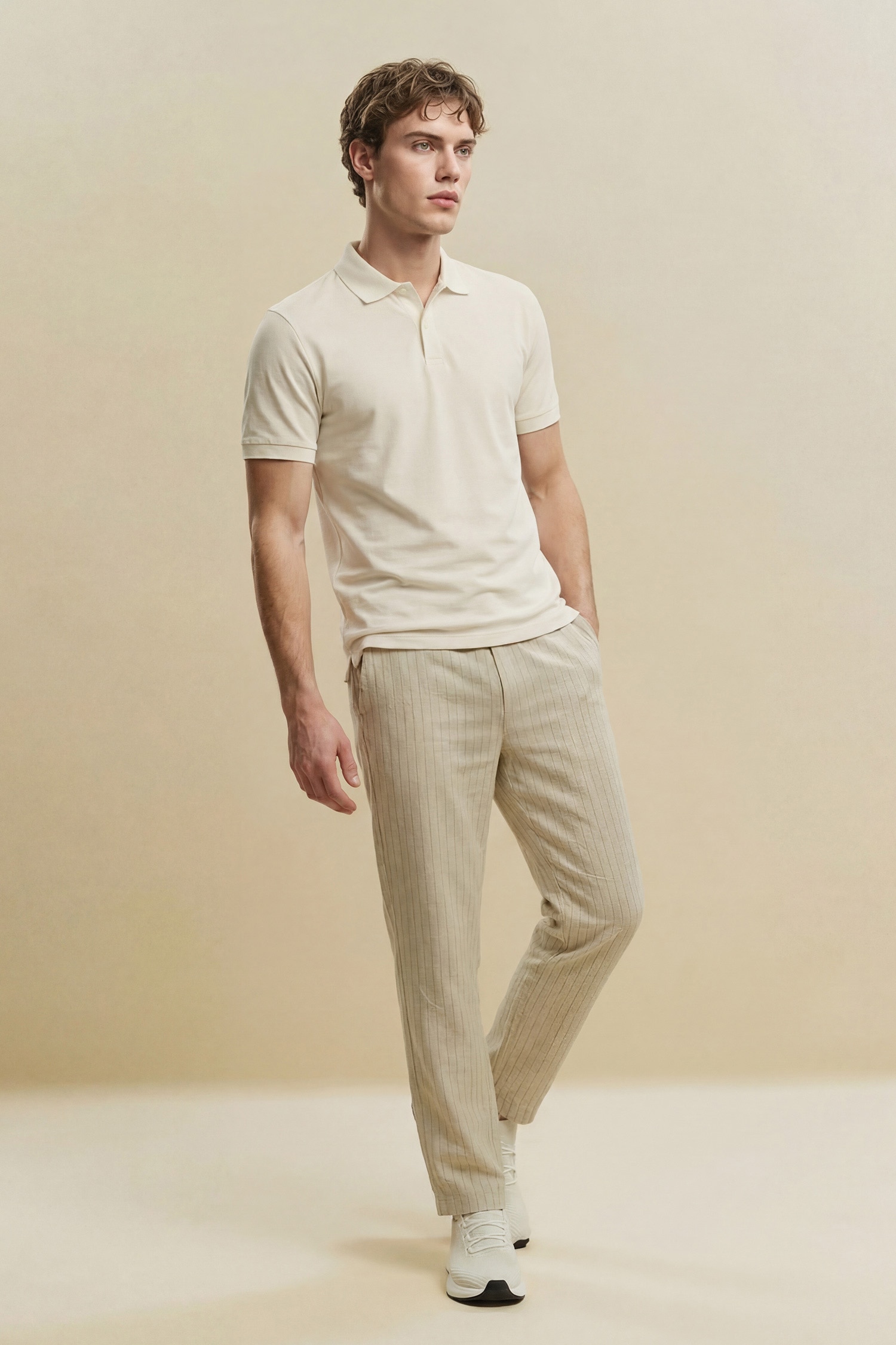 DeFacto RELAX FIT Pamuklu Keten Pantolon