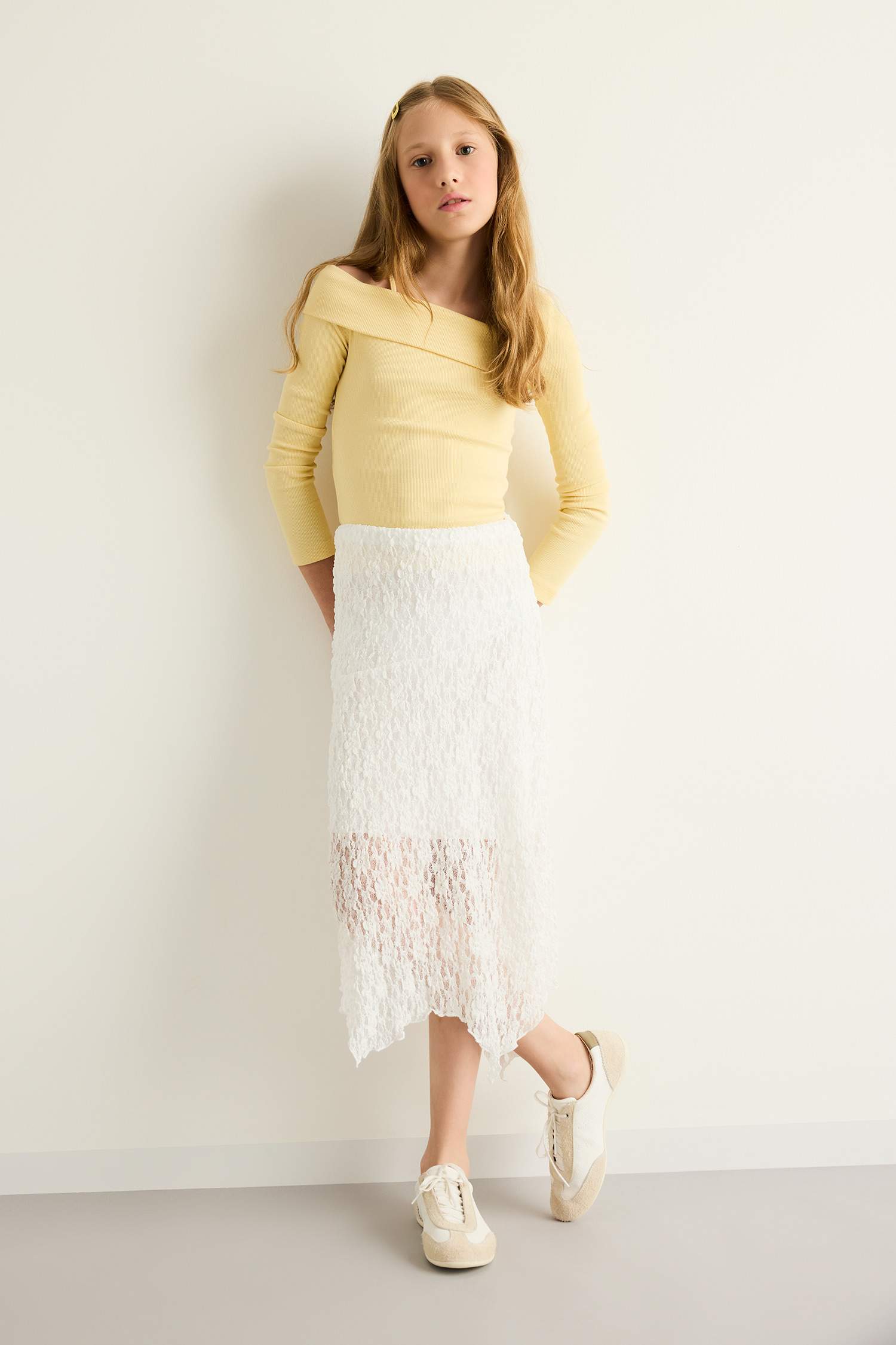 Girl Regular Fit Knitted Skirt