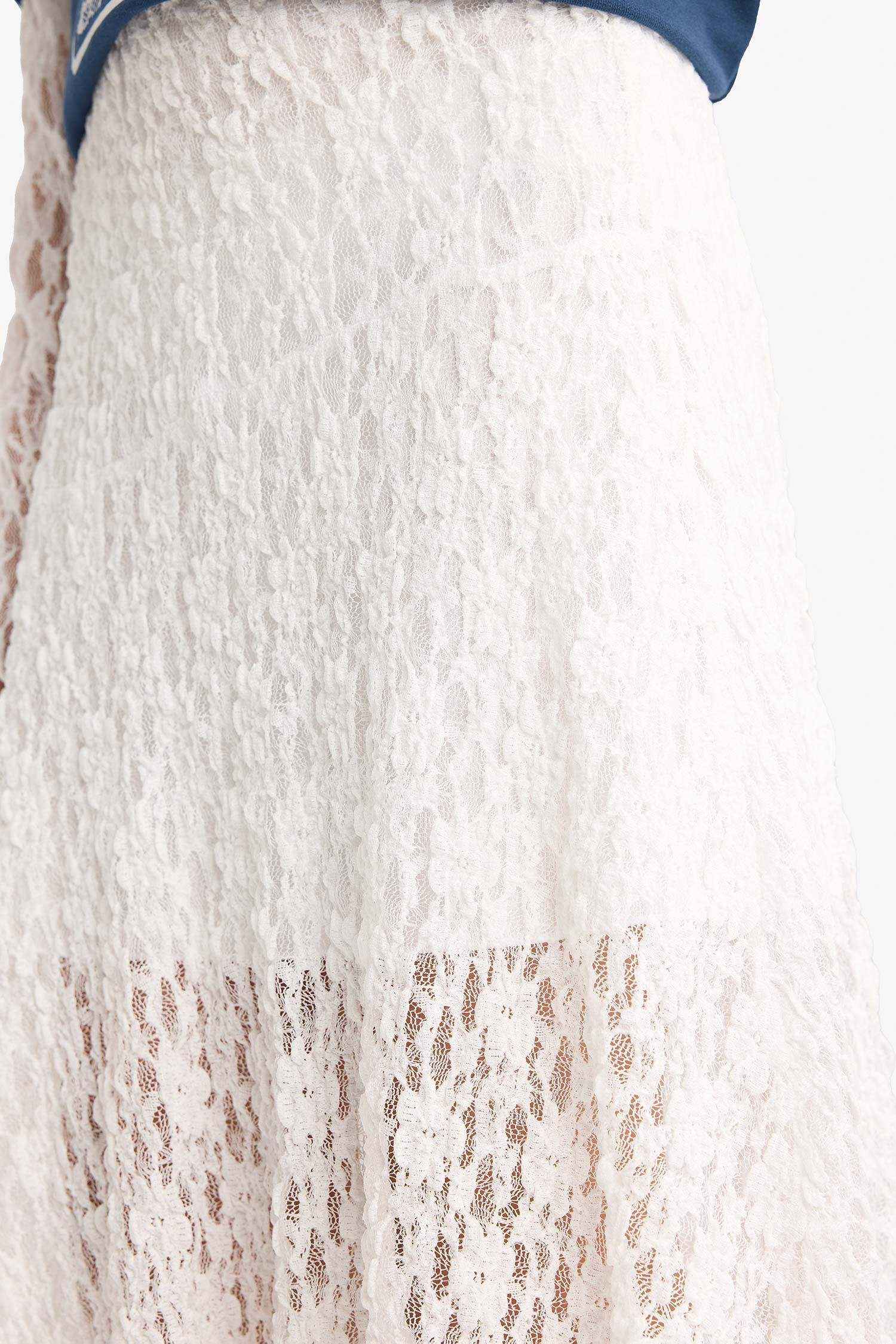 Girl Regular Fit Knitted Skirt