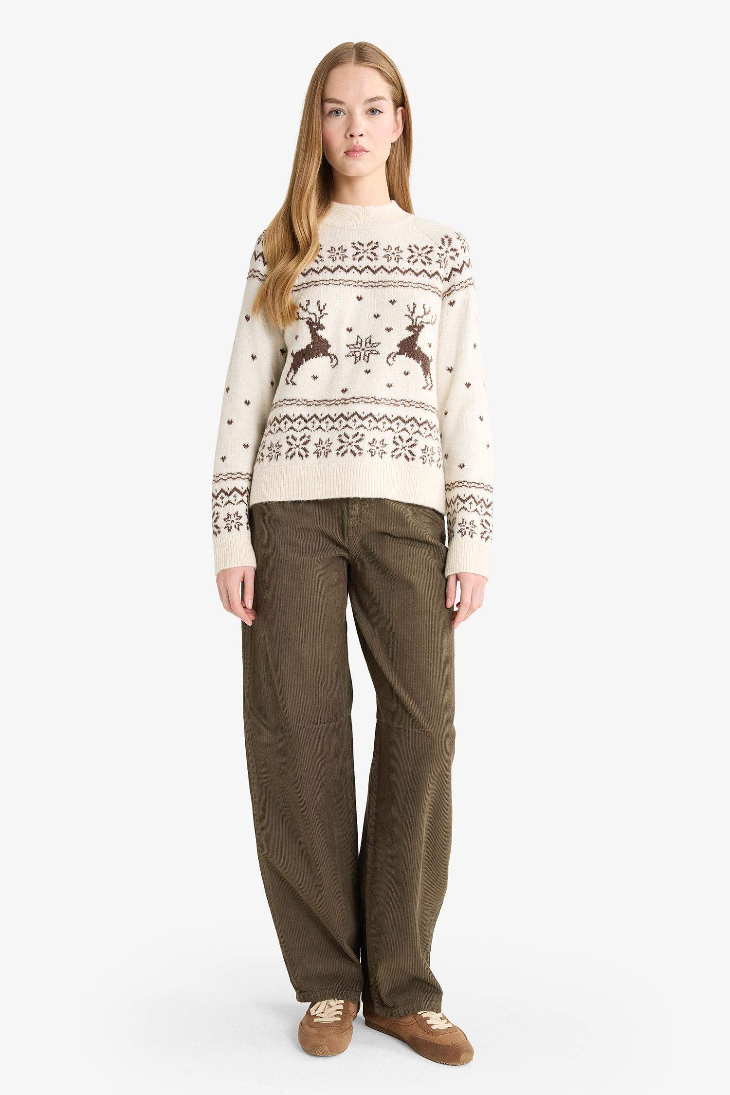 بنطرون مخمل باجي فيت بسحاب وخصر عادي