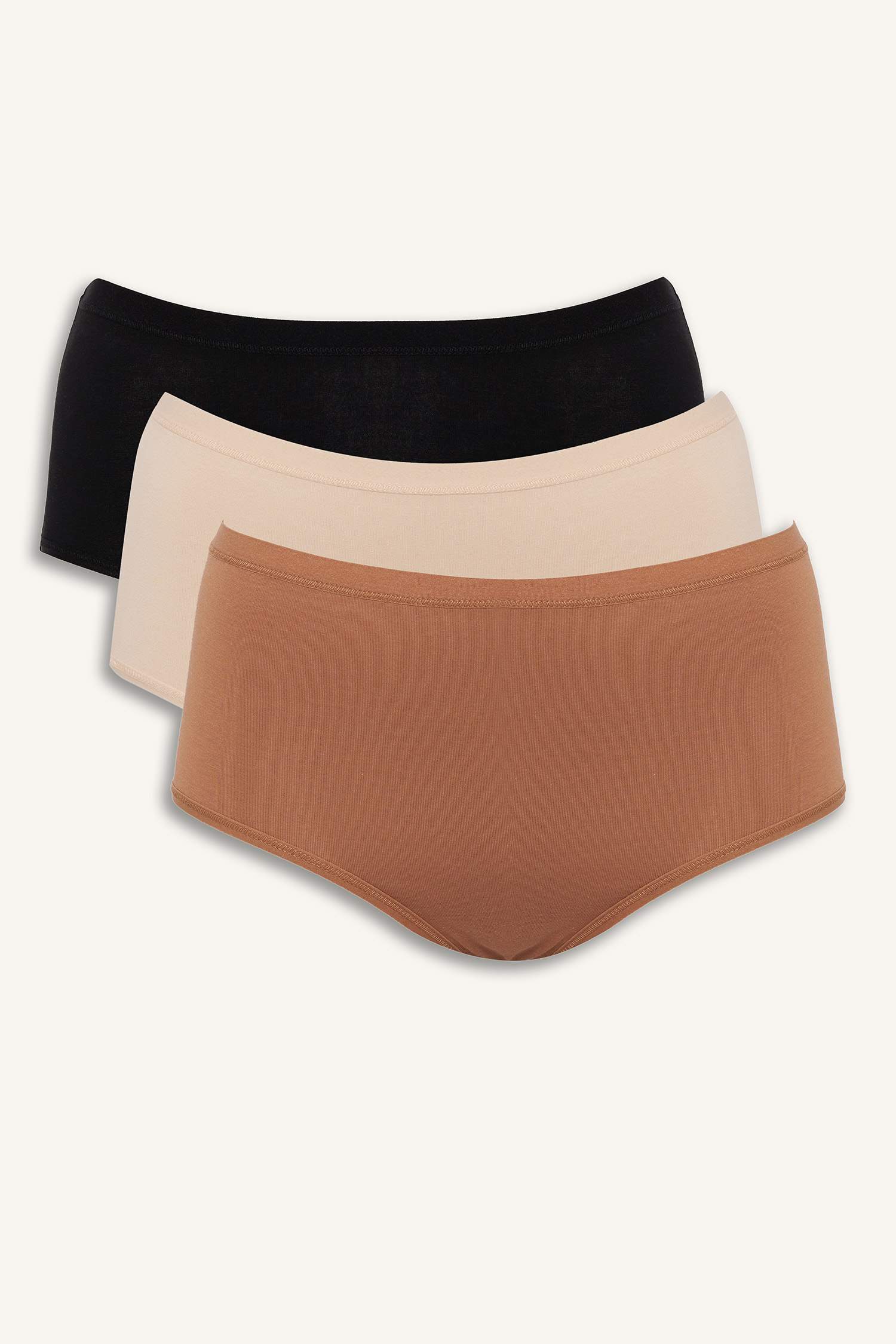 3'lü Hipster Külot-Fall in Love