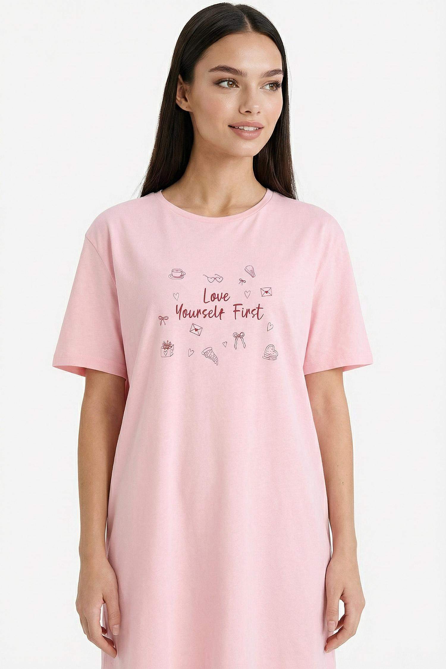 Regular Fit Printed Nightgown