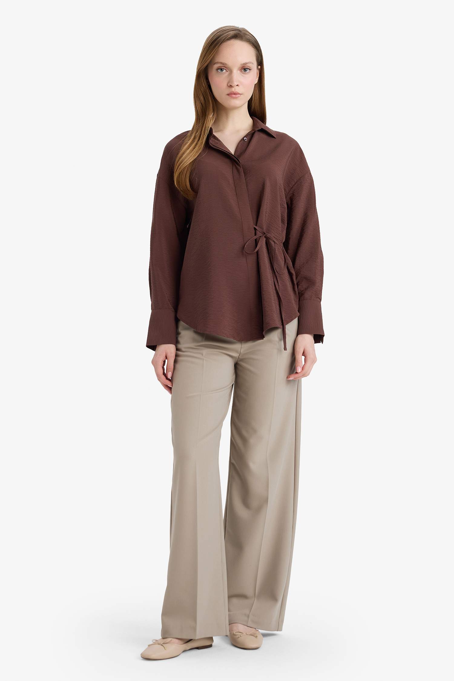 Tunique à manches longues Coupe régulière