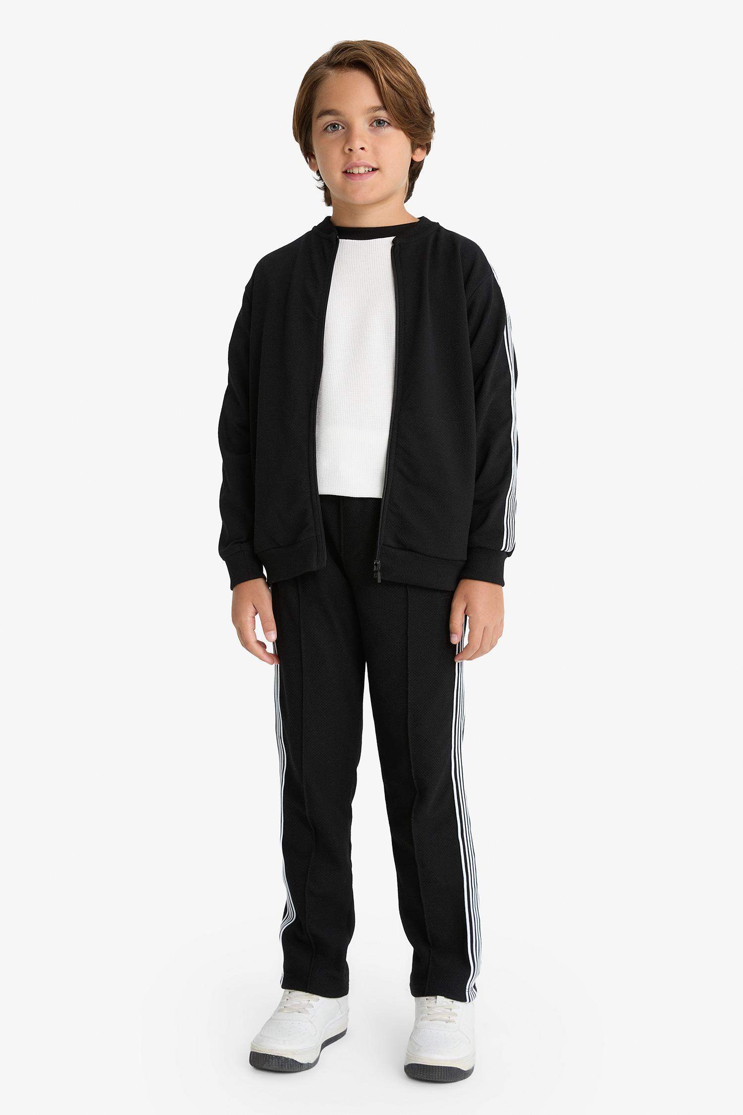 Erkek Çocuk Beli Lastikli Düz Paça Eşofman Altı