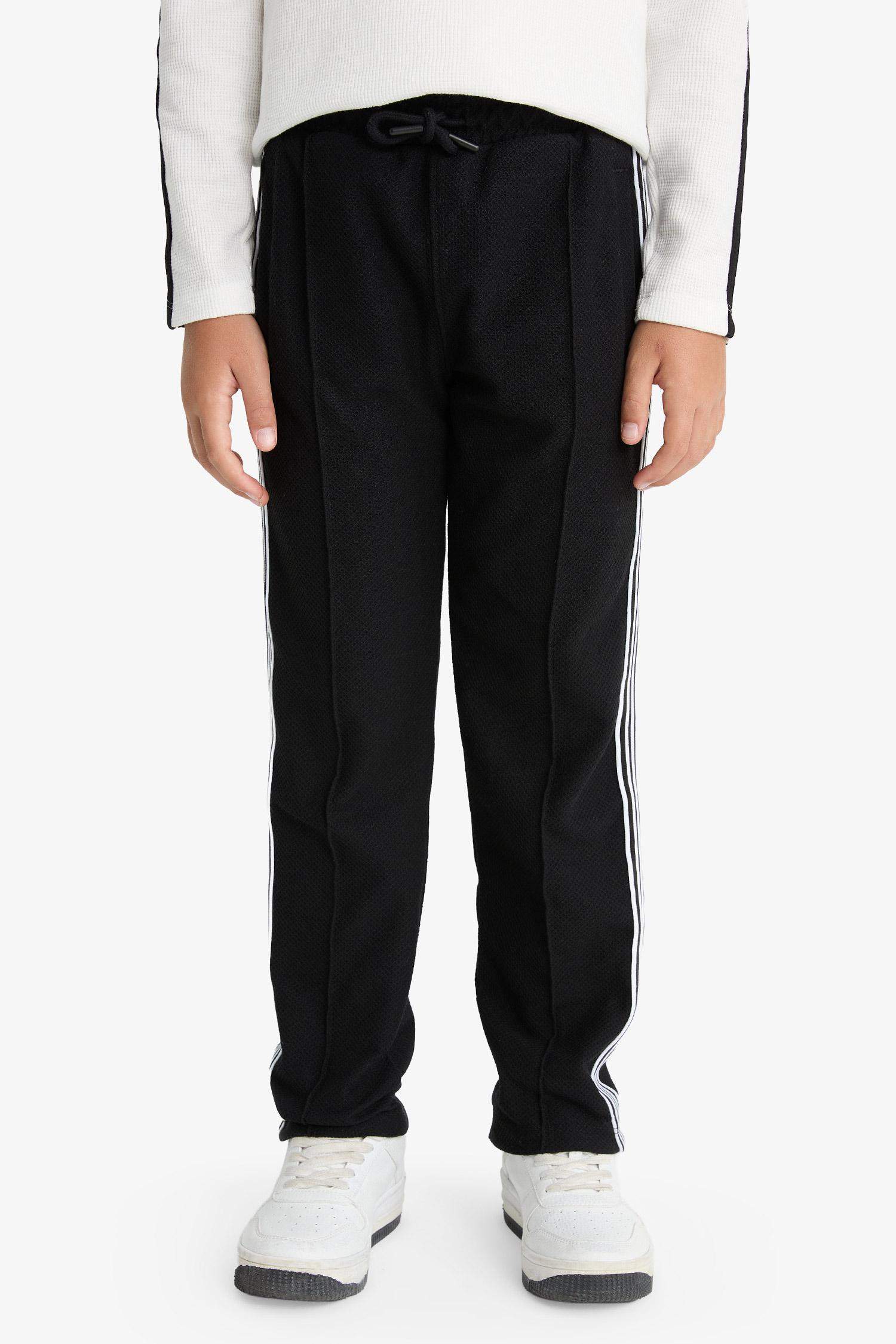 Erkek Çocuk Beli Lastikli Düz Paça Eşofman Altı