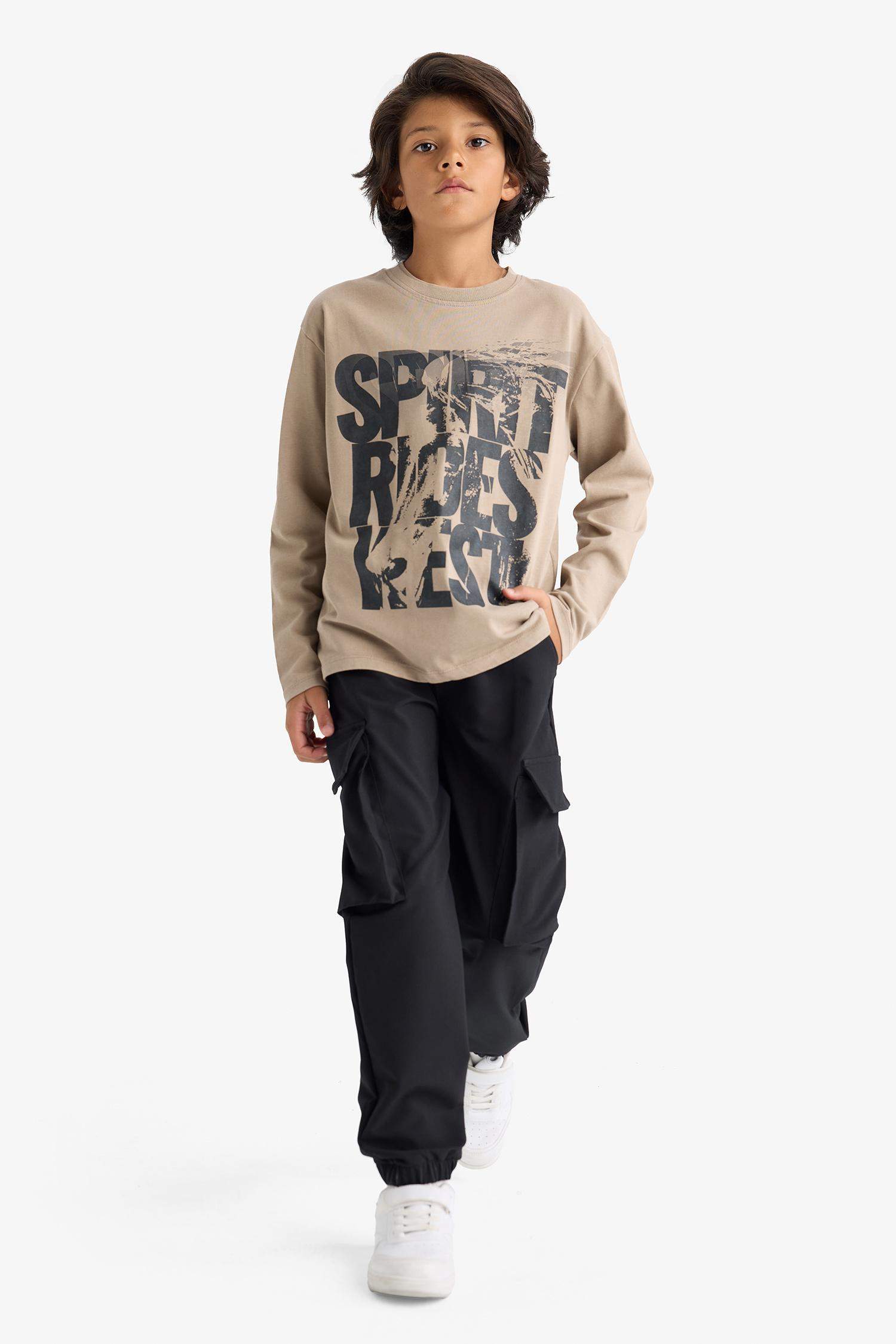 بنطرون باراشوت ولادي جوجر فيت