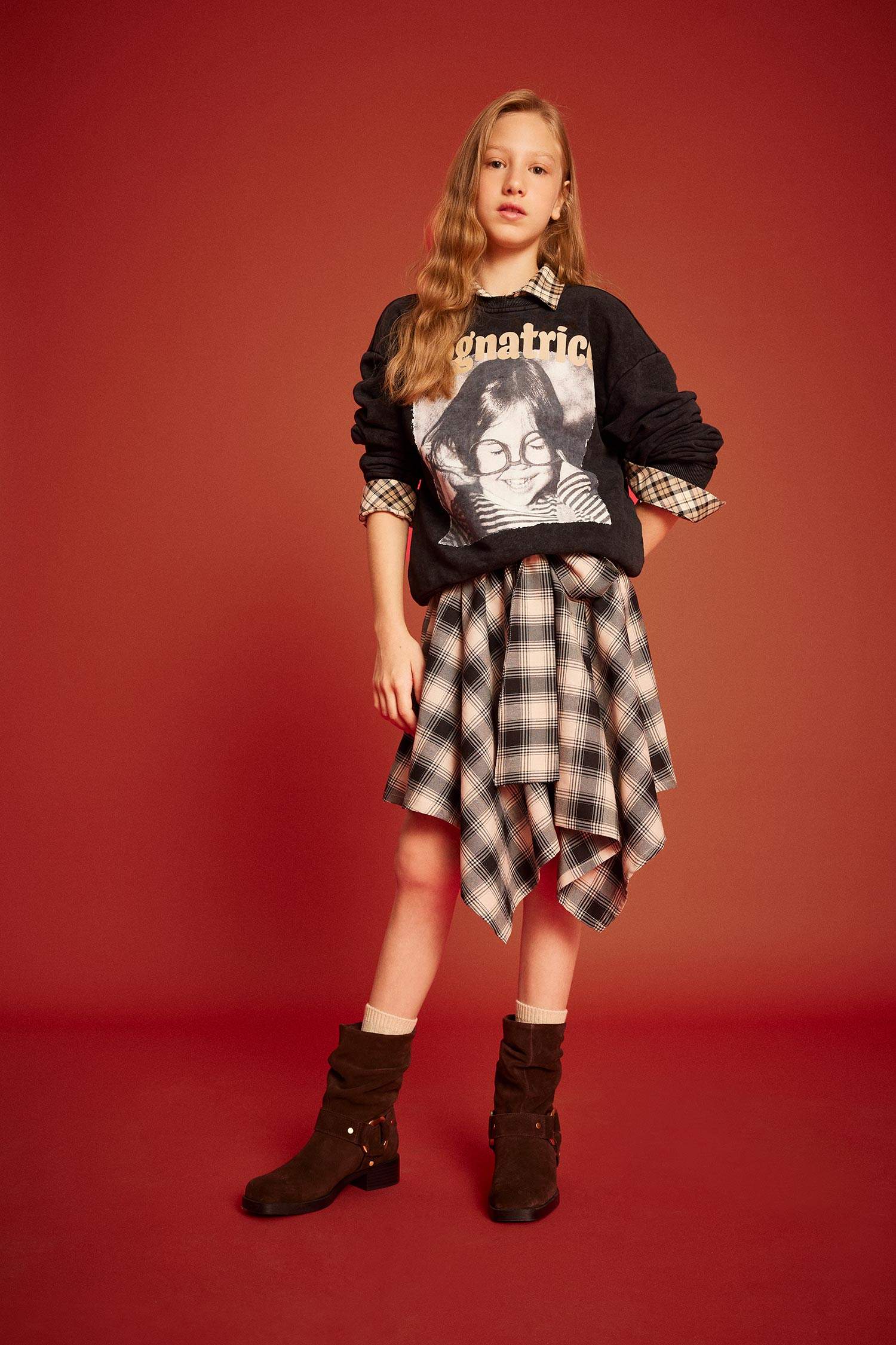 Girl Regular Fit Skirt