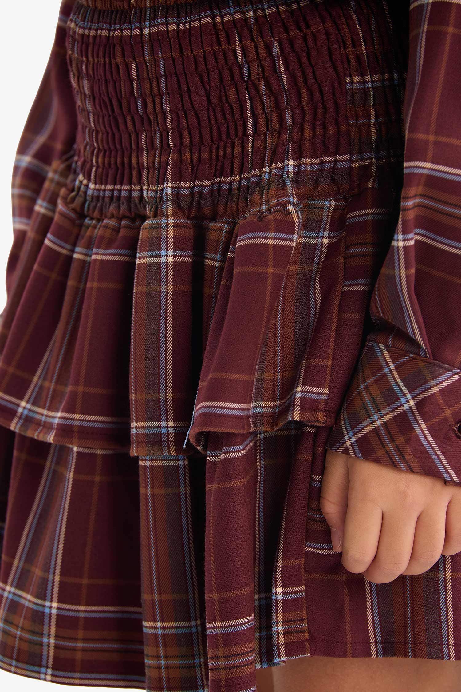 Girl Cotton Regular Fit Skirt