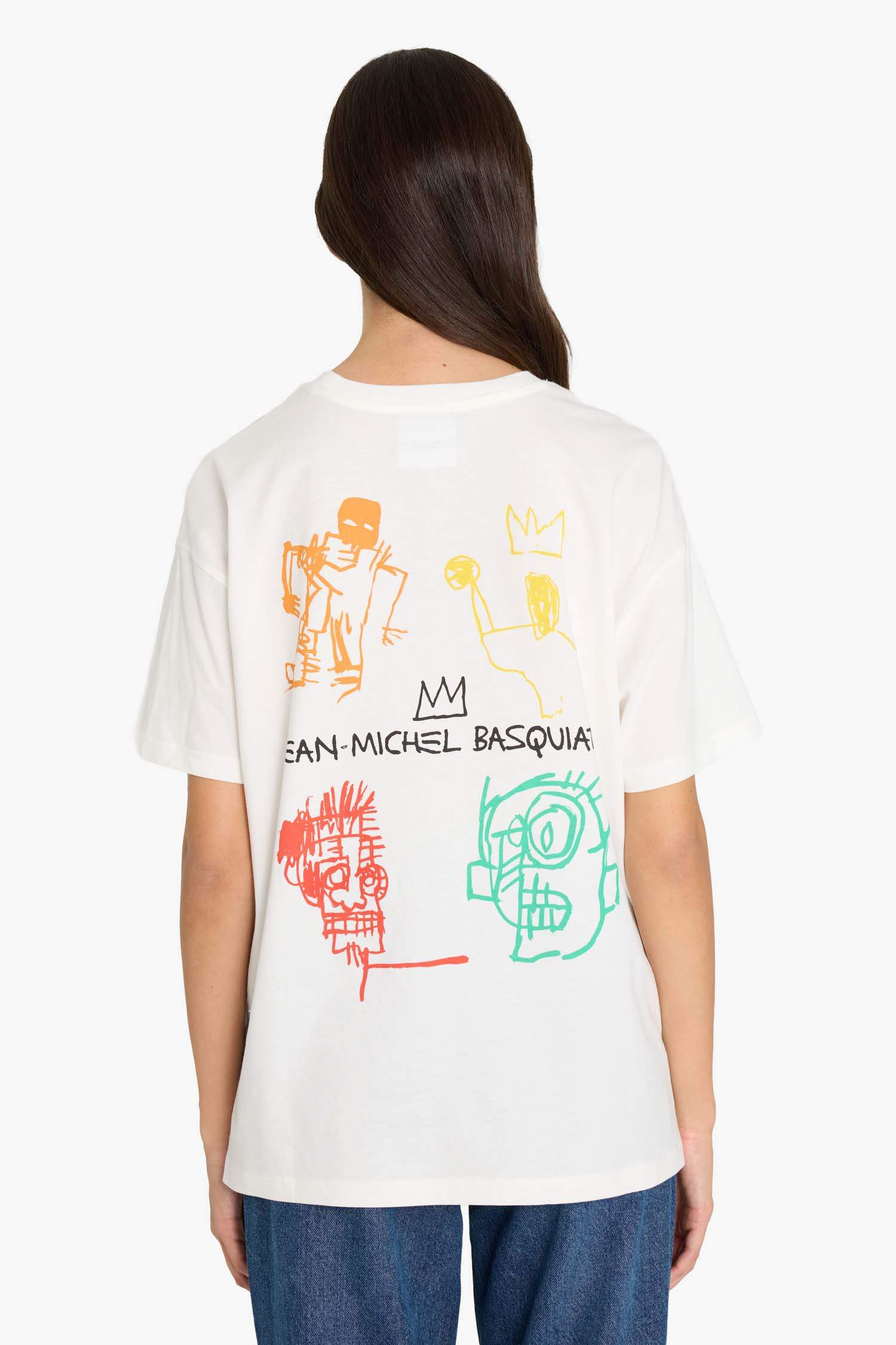 Футболка Jean Michel Basquiat Oversize с принтом